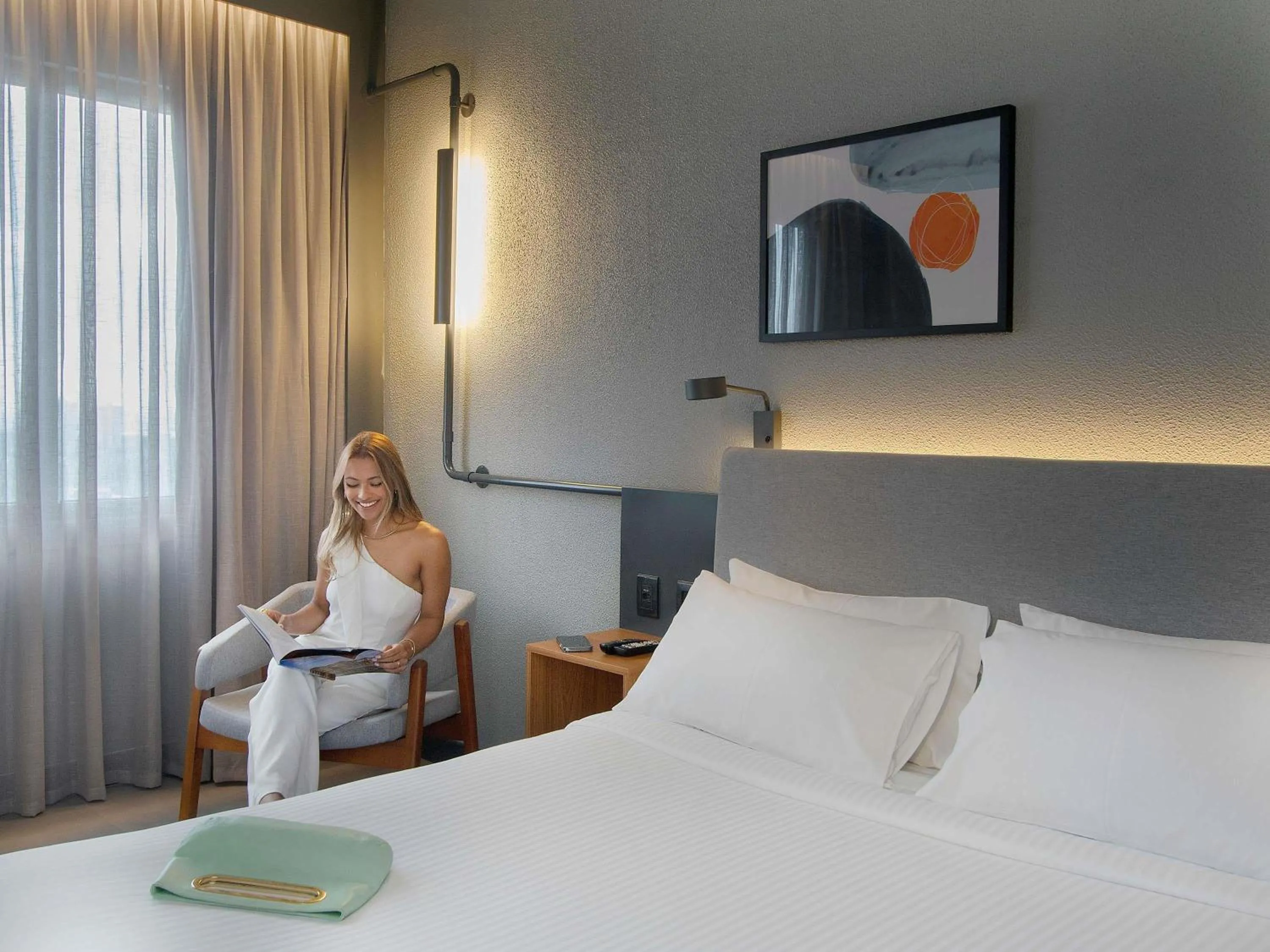 Bedroom, Bed in Novotel Porto Alegre Tres Figueiras