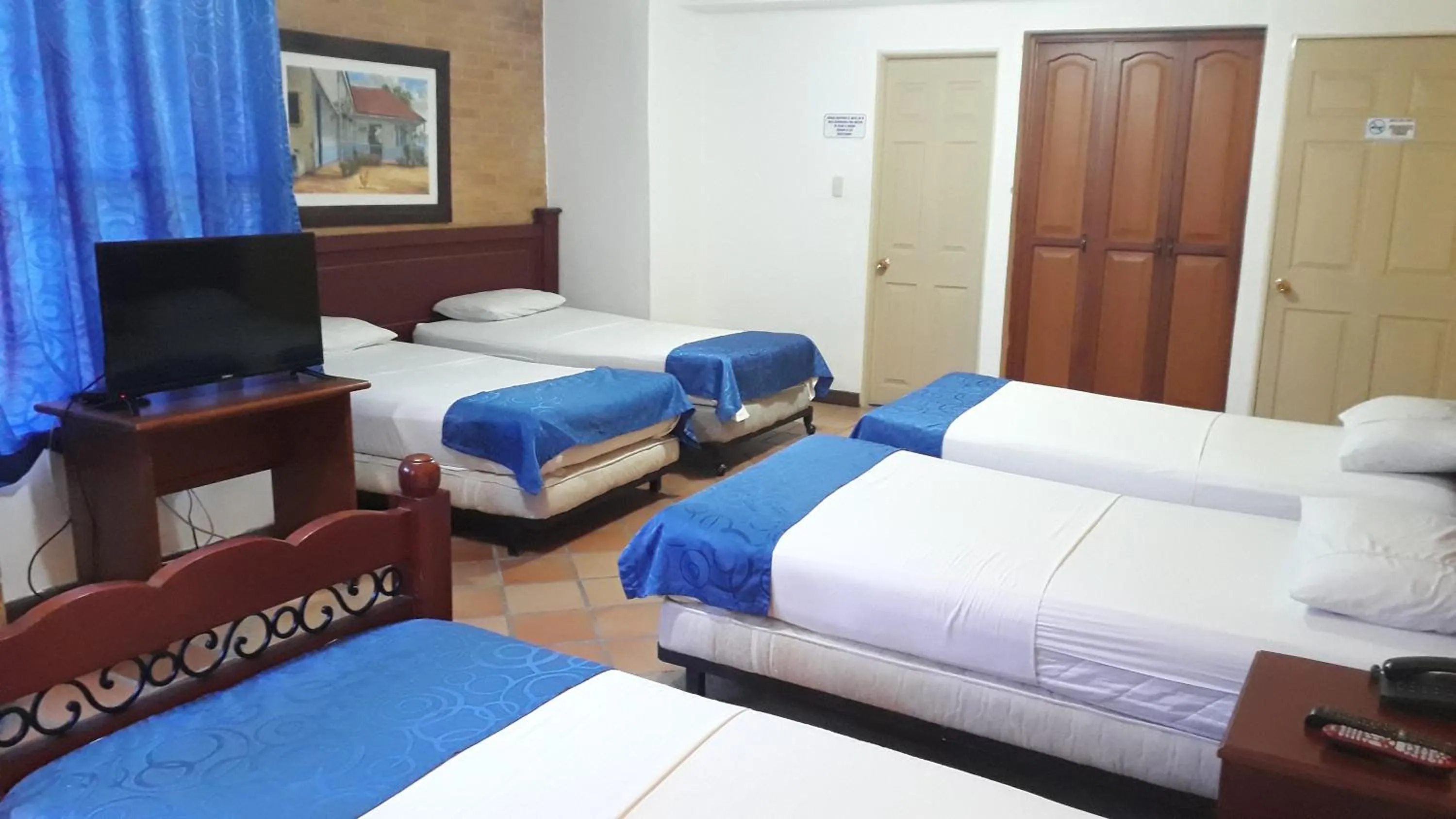 Bed in Hotel Castillo Real