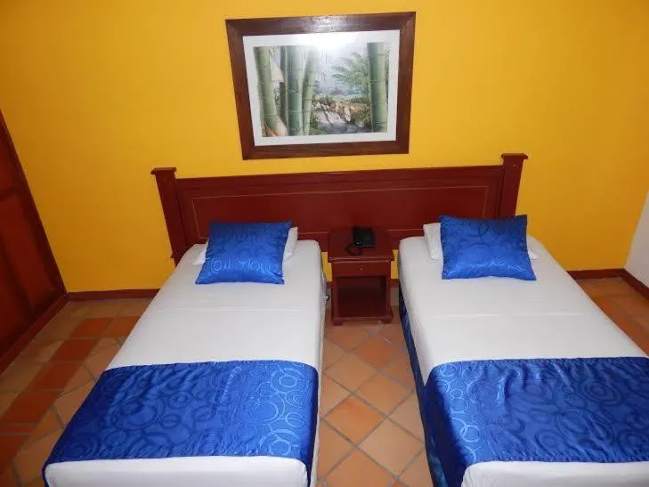 Bed in Hotel Castillo Real