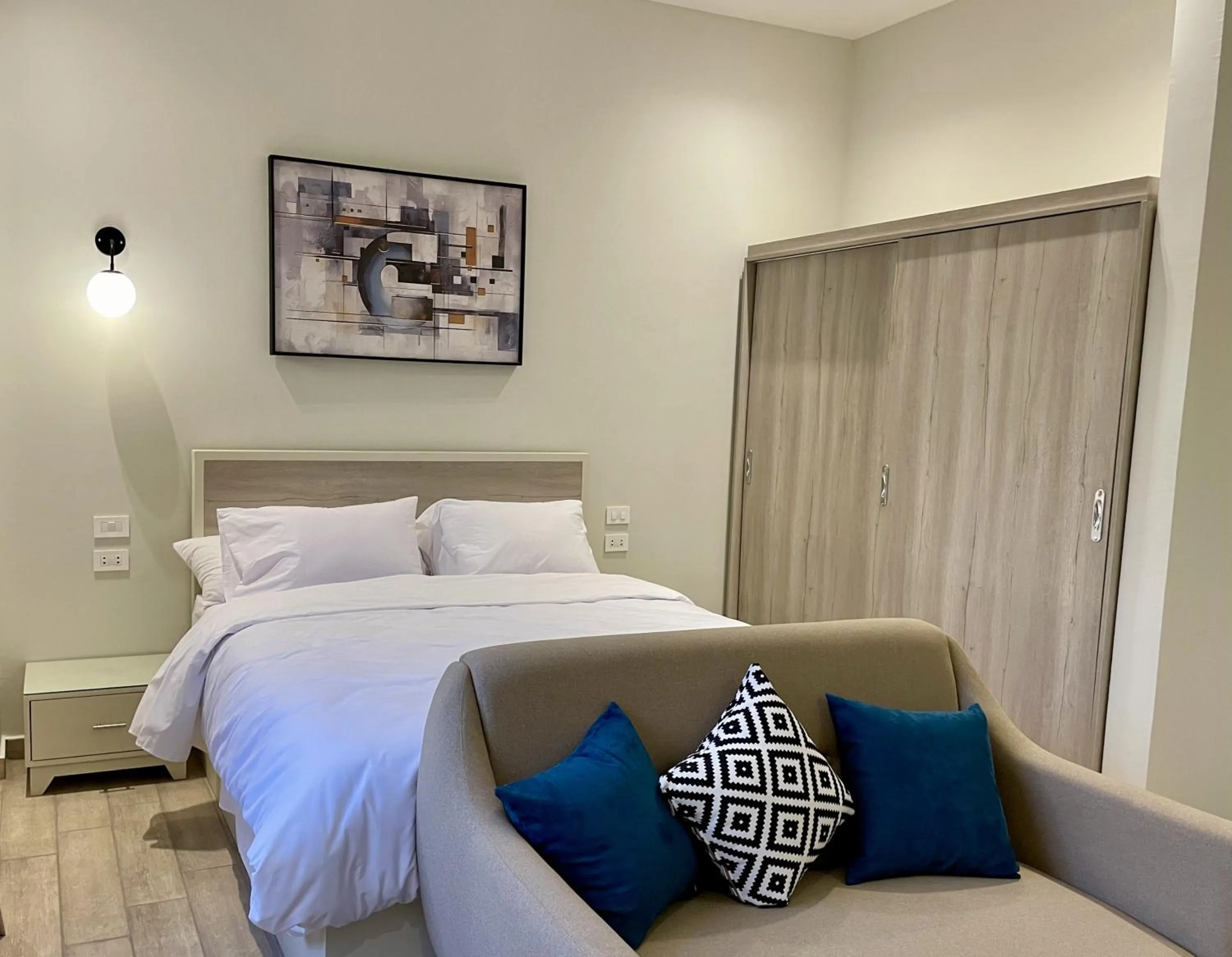 Bed in Sleep Inn Apart-Hotel