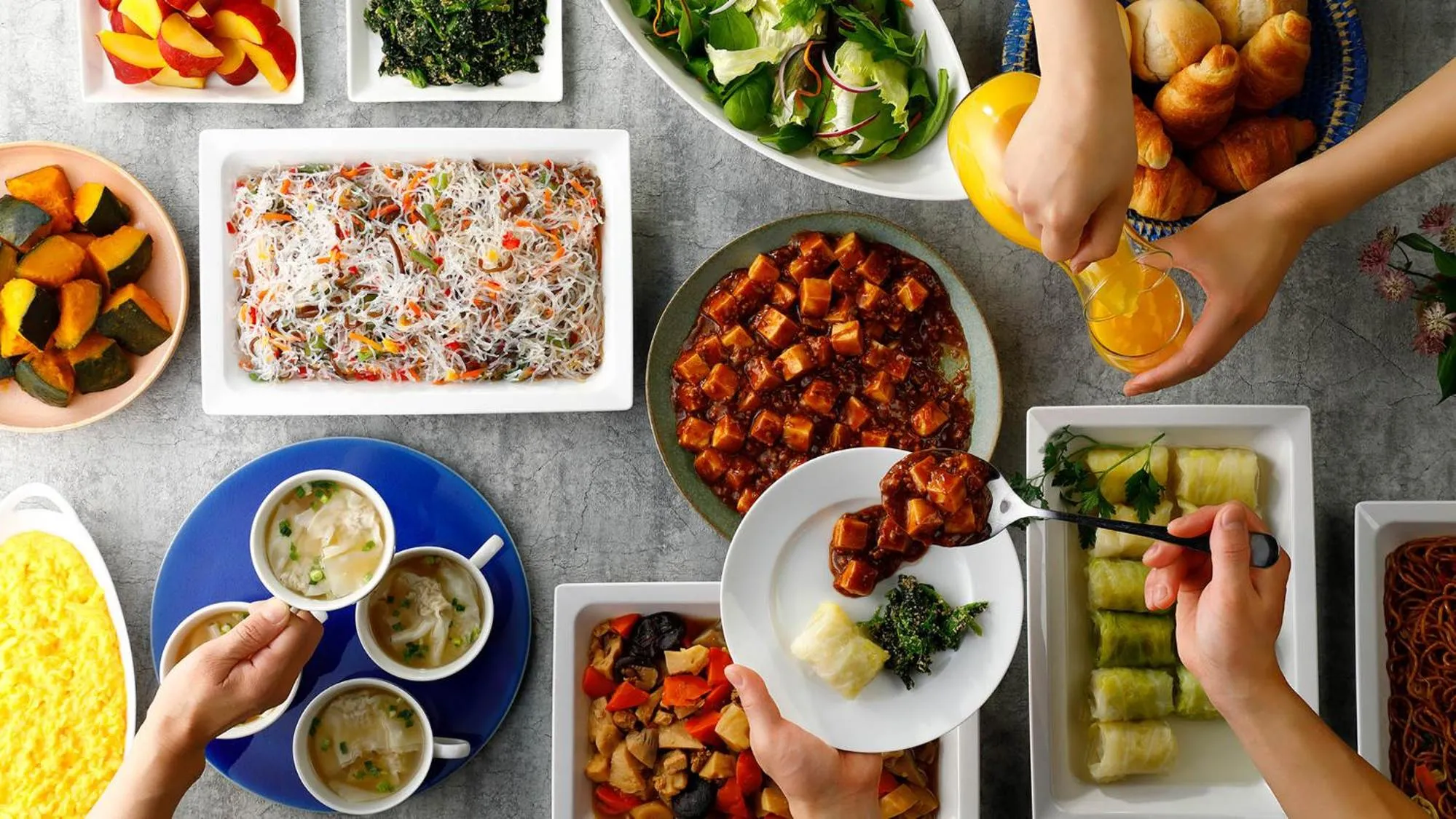 Breakfast in Toyoko Inn Higashi-osaka