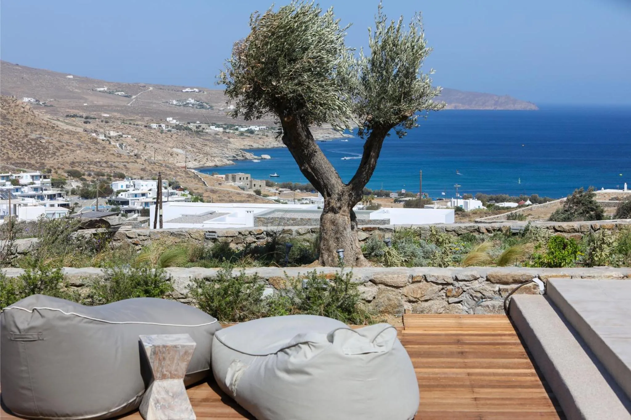 Patio in Mykonian Kazarte