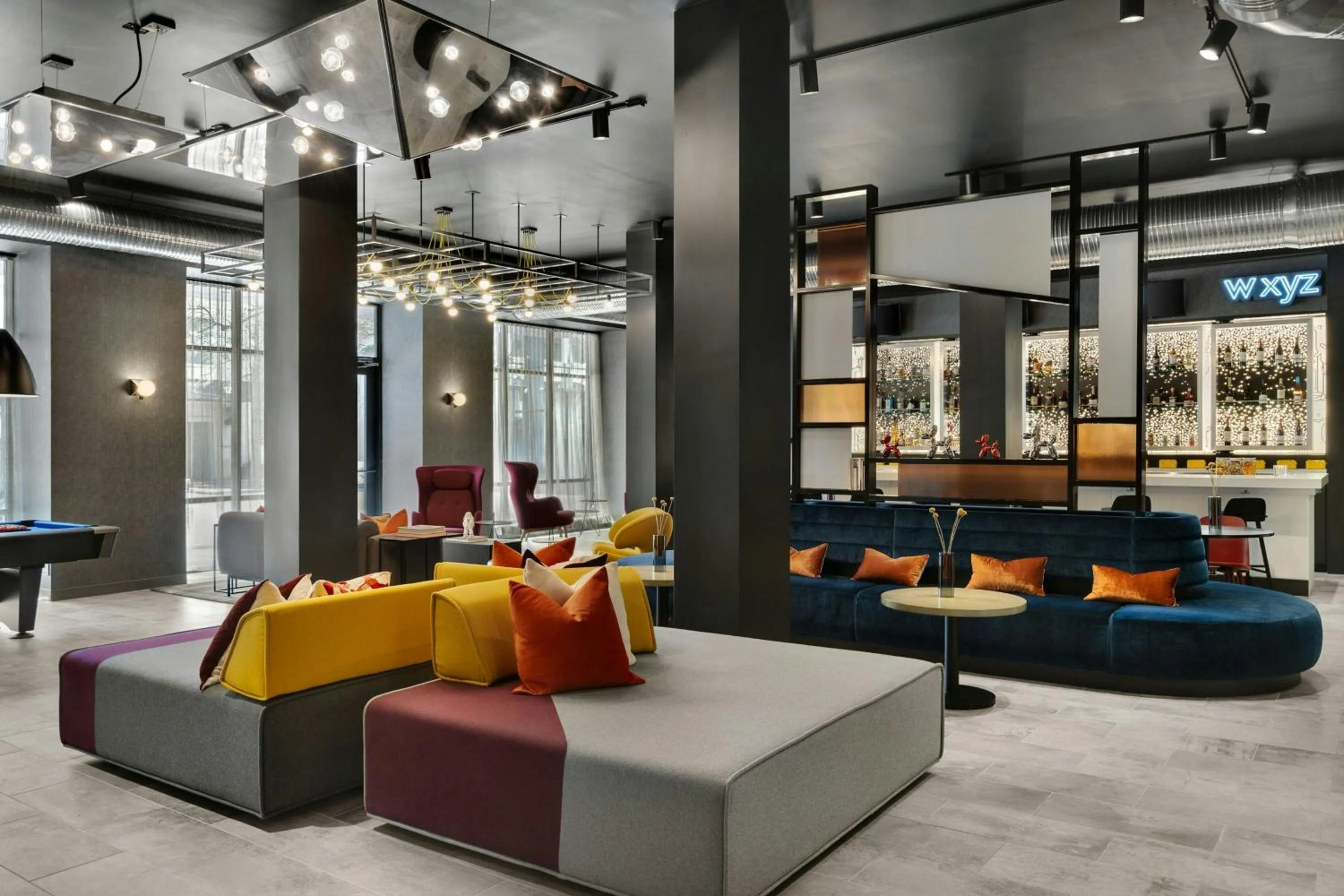 Lobby or reception in Aloft Indianapolis Downtown