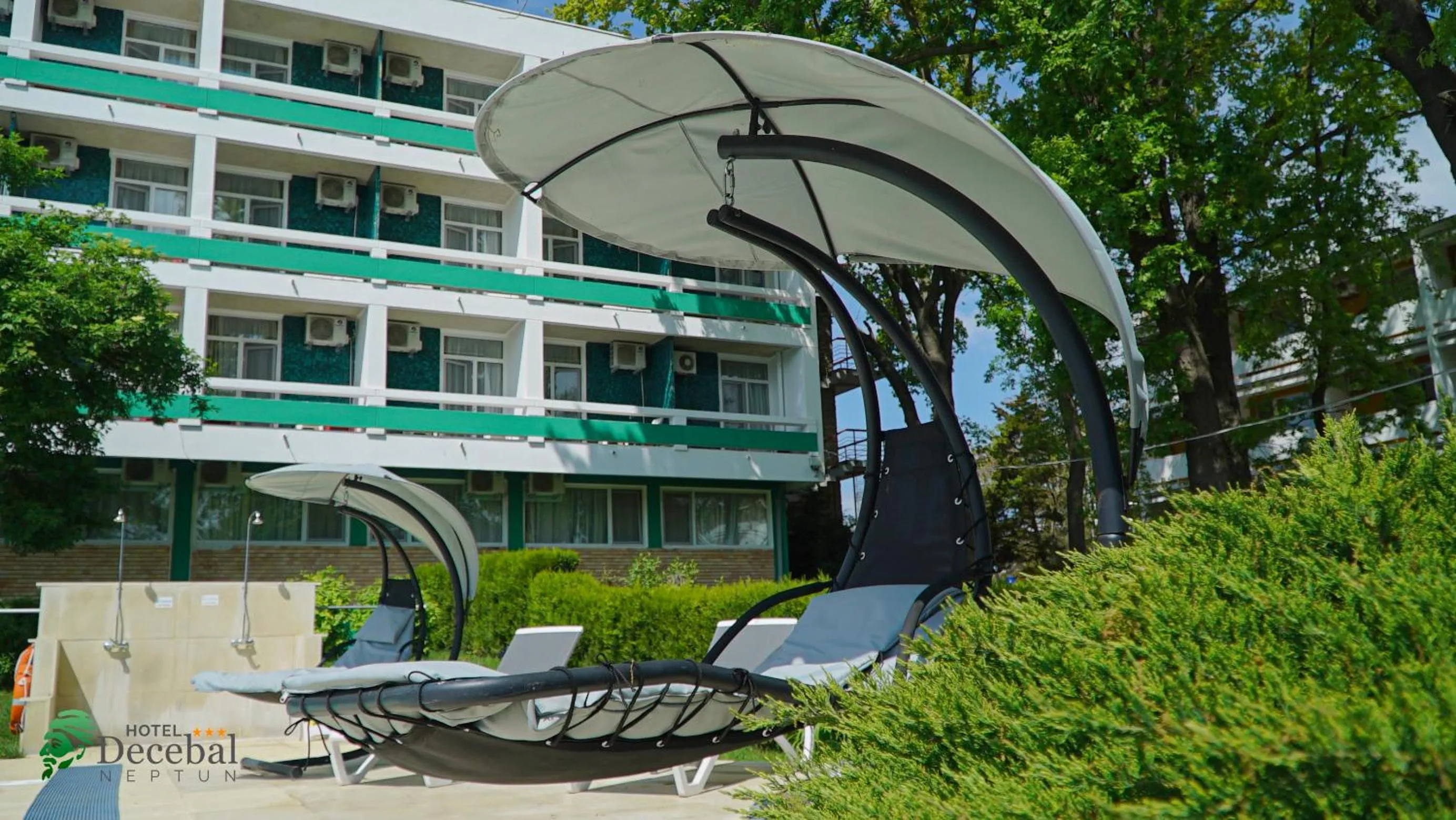 Garden view in Hotel Decebal Estival Neptun