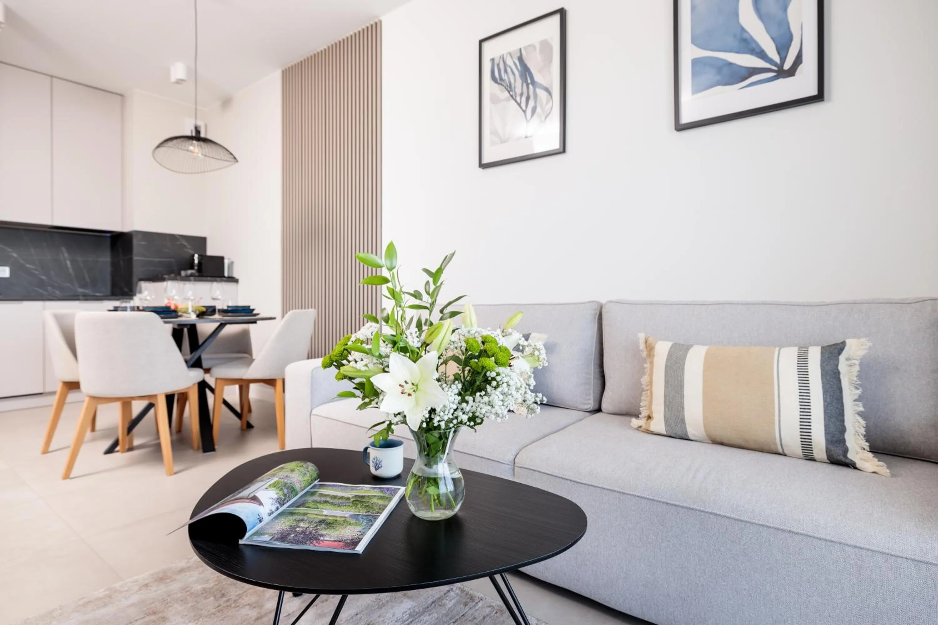 Seating area in Baltic Waves Resort by PI Apartments - Official Operator