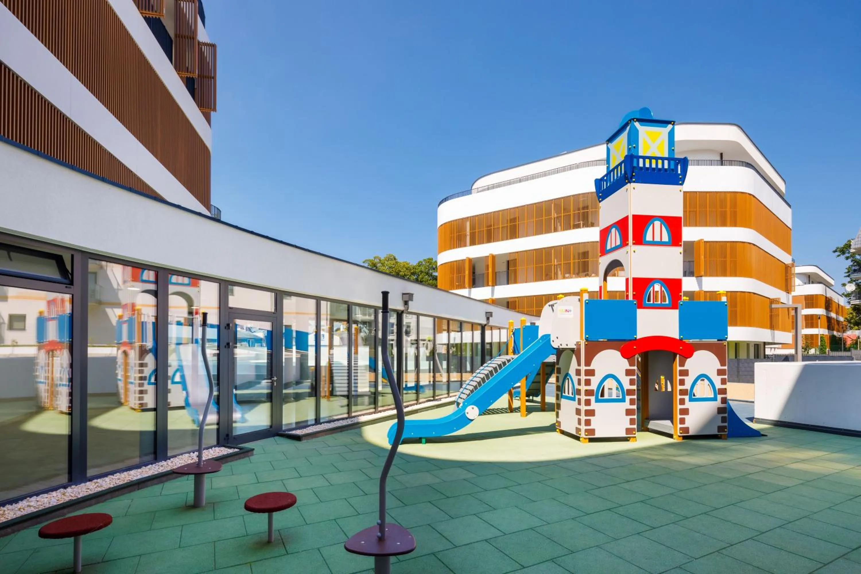 Children play ground in Baltic Waves Resort by PI Apartments - Official Operator