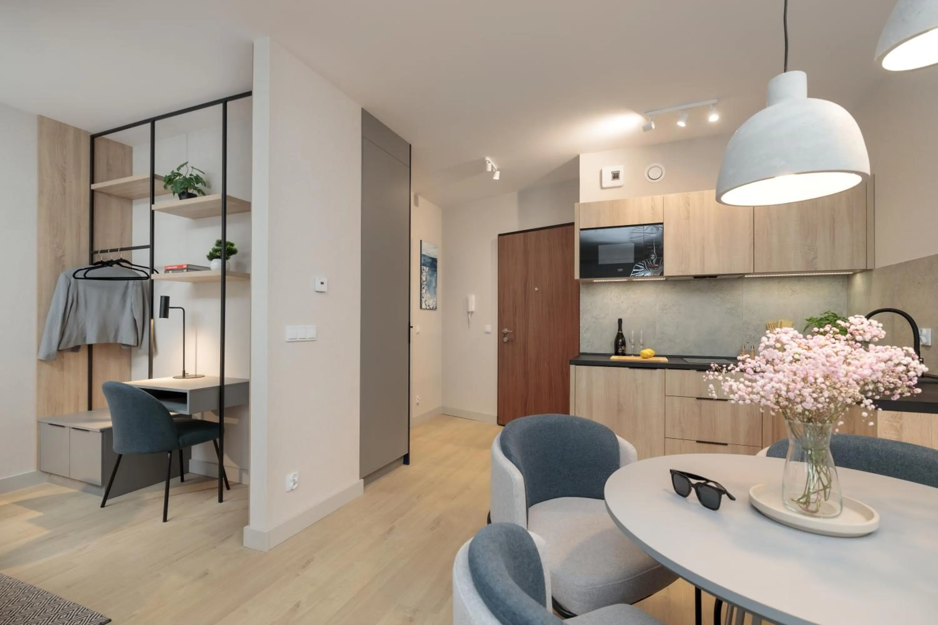 Living room in Baltic Waves Resort by PI Apartments - Official Operator