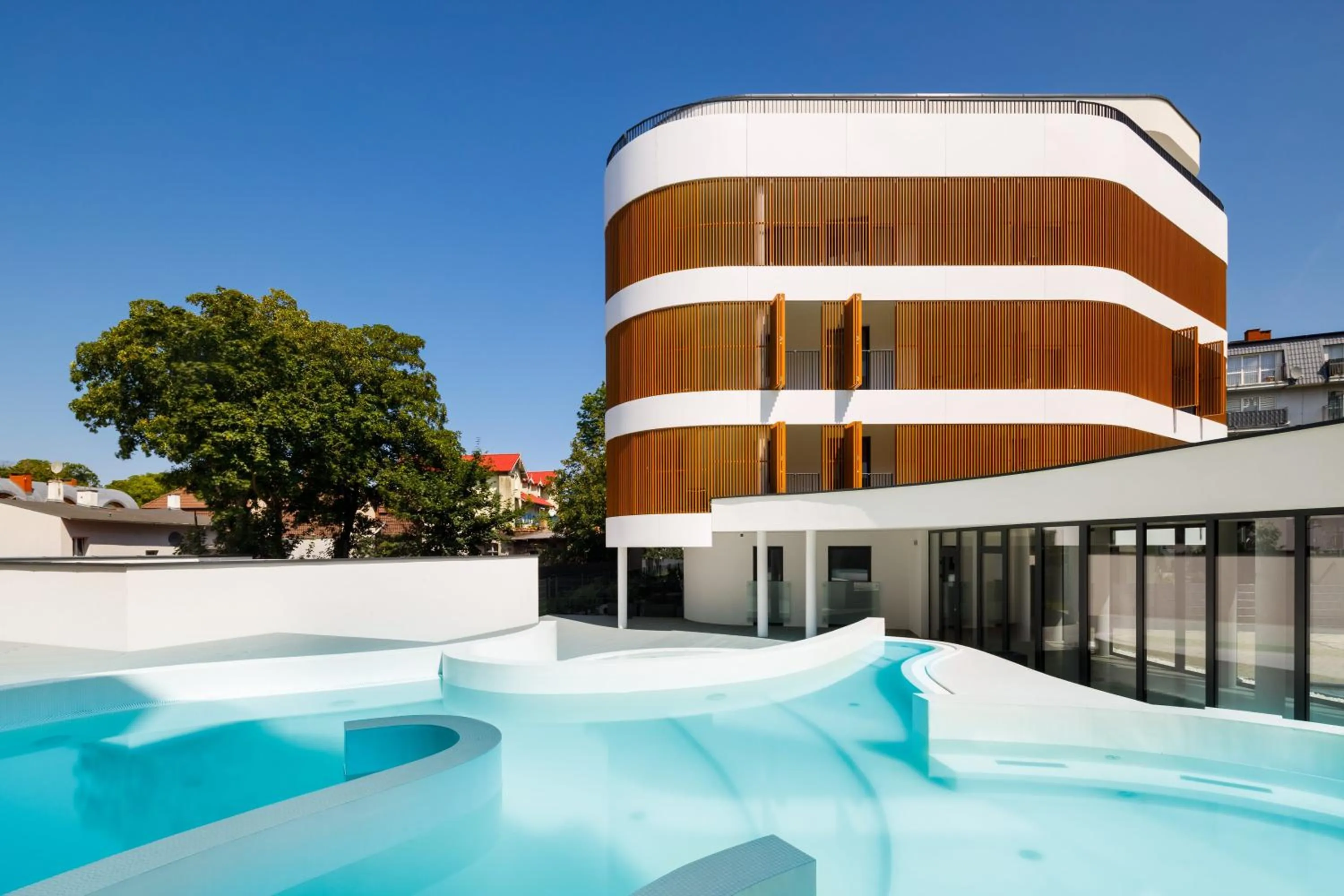 Swimming pool in Baltic Waves Resort by PI Apartments - Official Operator