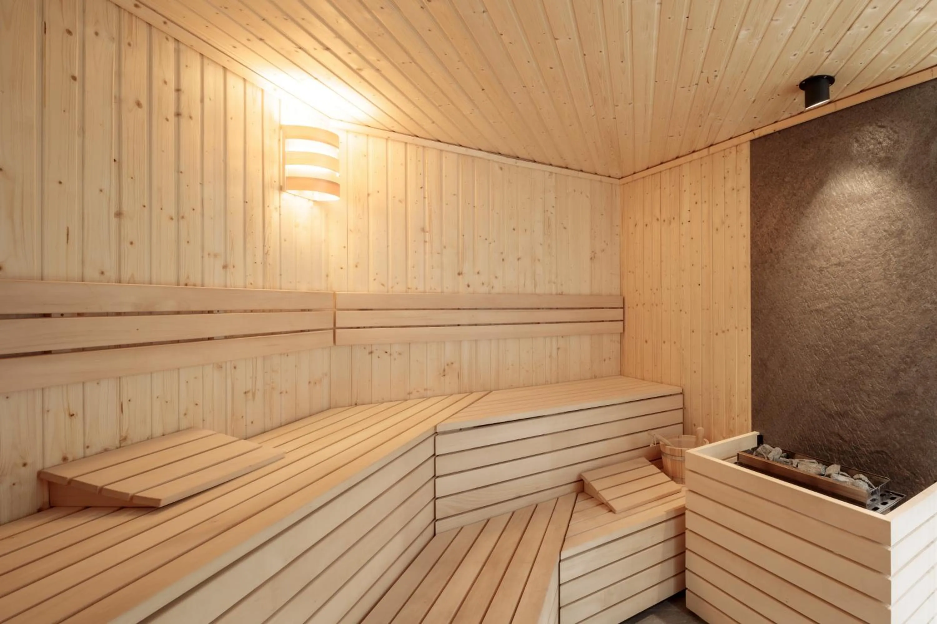 Sauna in Baltic Waves Resort by PI Apartments - Official Operator