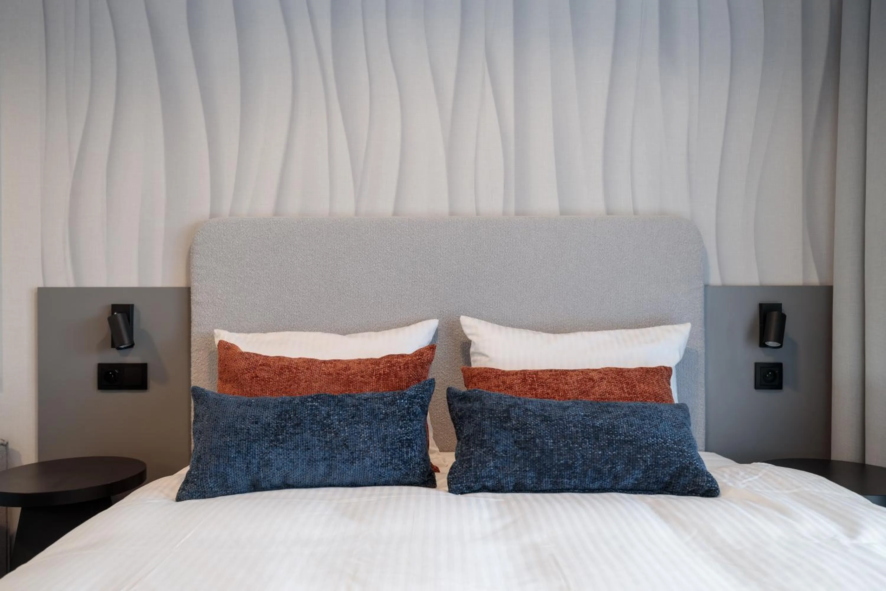 Bedroom, Bed in Baltic Waves Resort by PI Apartments - Official Operator