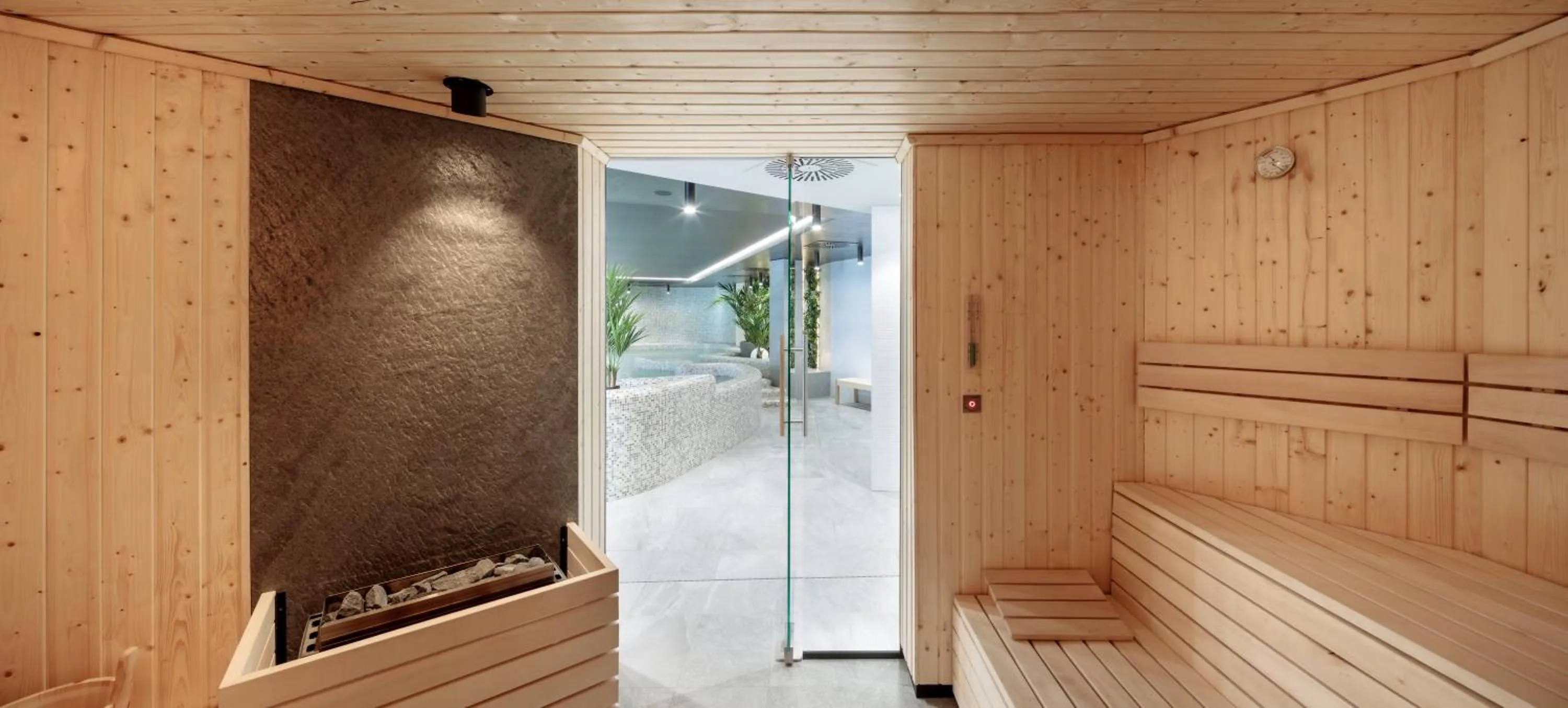 Sauna in Baltic Waves Resort by PI Apartments - Official Operator