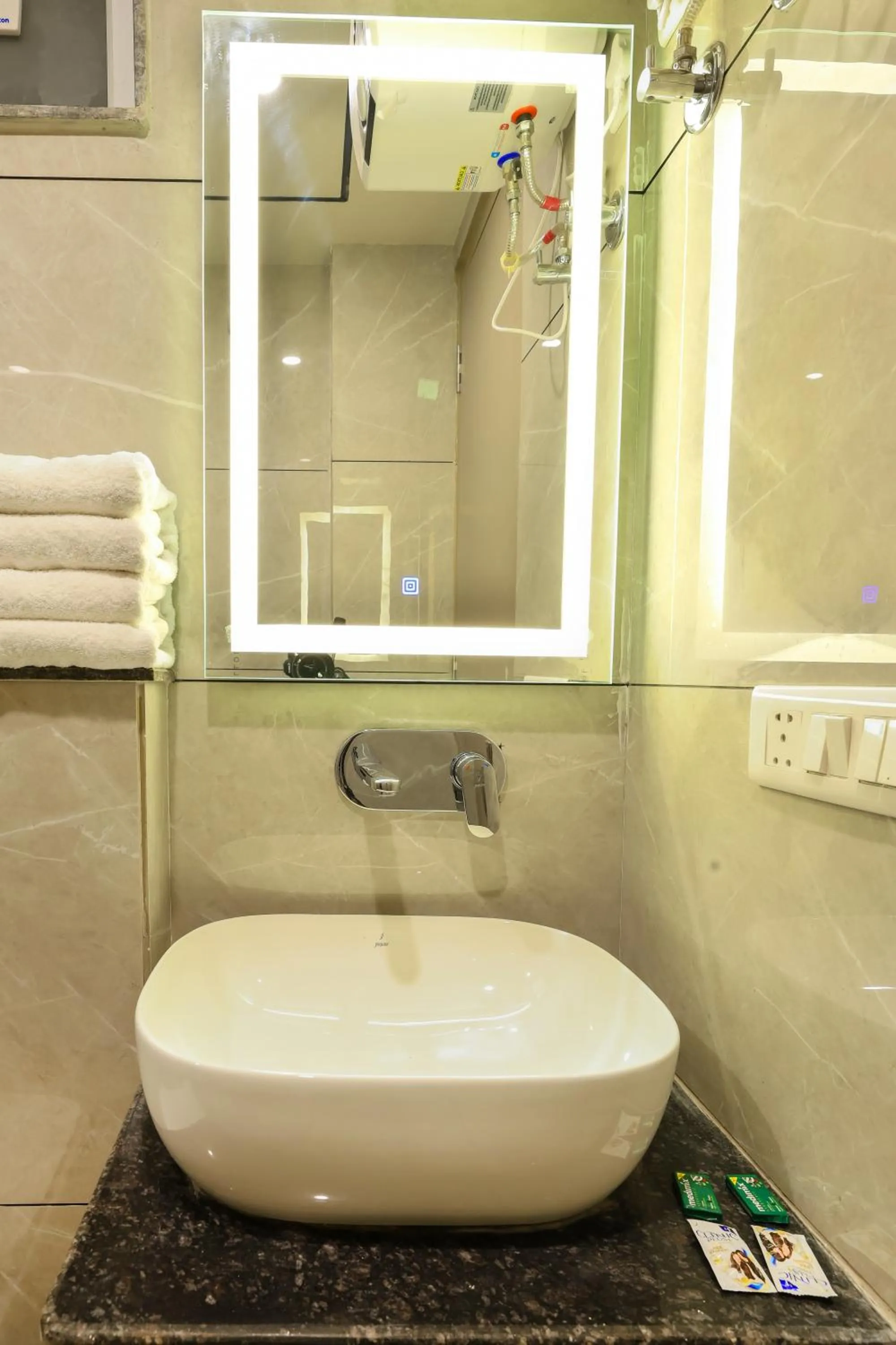 Bathroom in OPO Hotel Dior,Delhi Airport