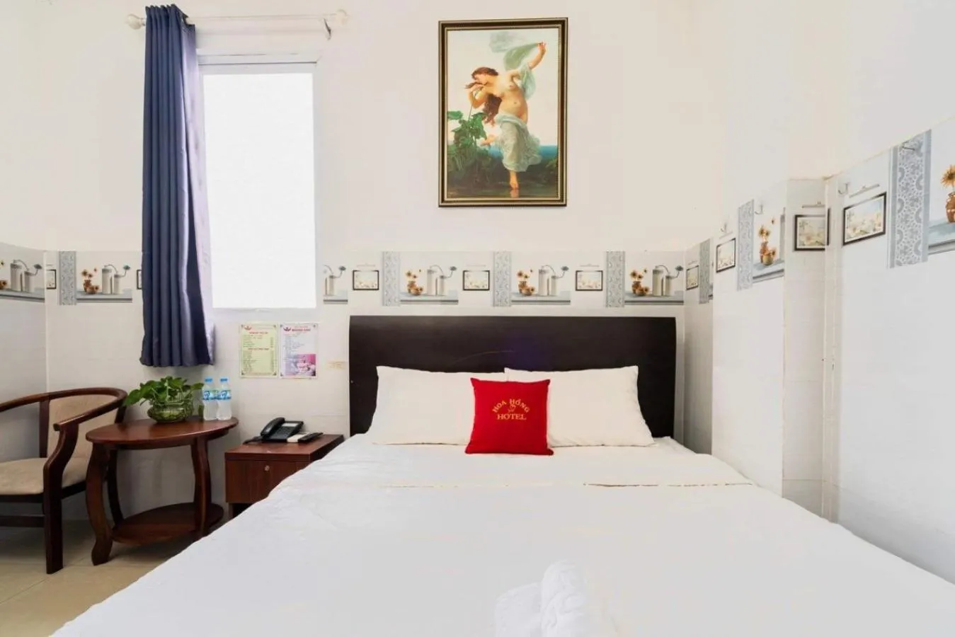 Bed in Hoa Hồng Hotel Ho Chi Minh City