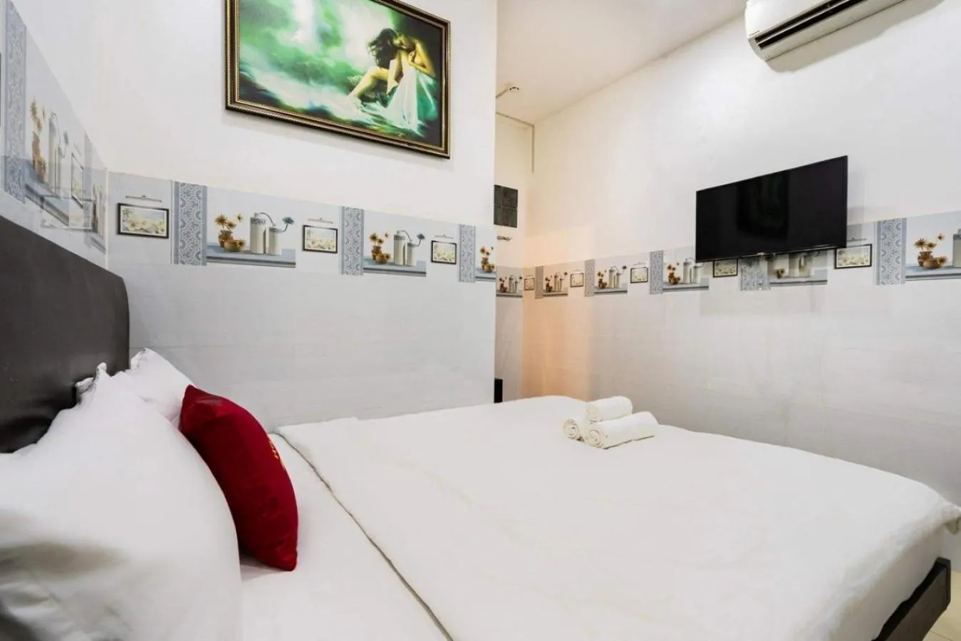 Bed in Hoa Hồng Hotel Ho Chi Minh City