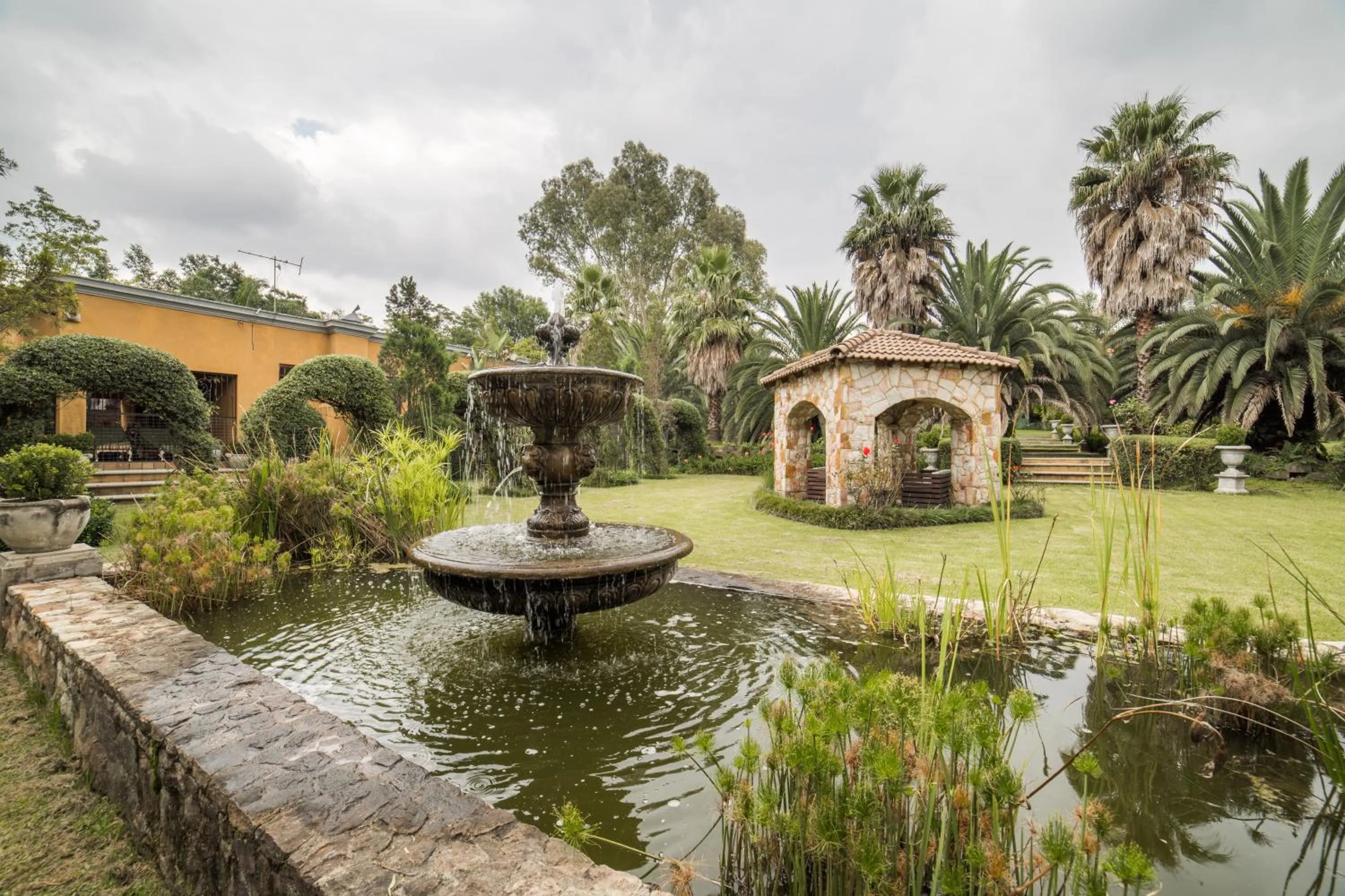 Garden view in Tuareg Guest House