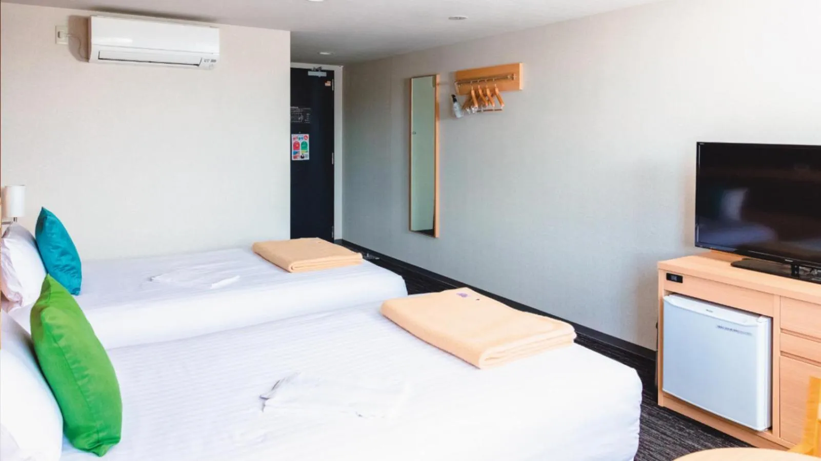 Bed in AIRAIKUHOTEL kagoshima