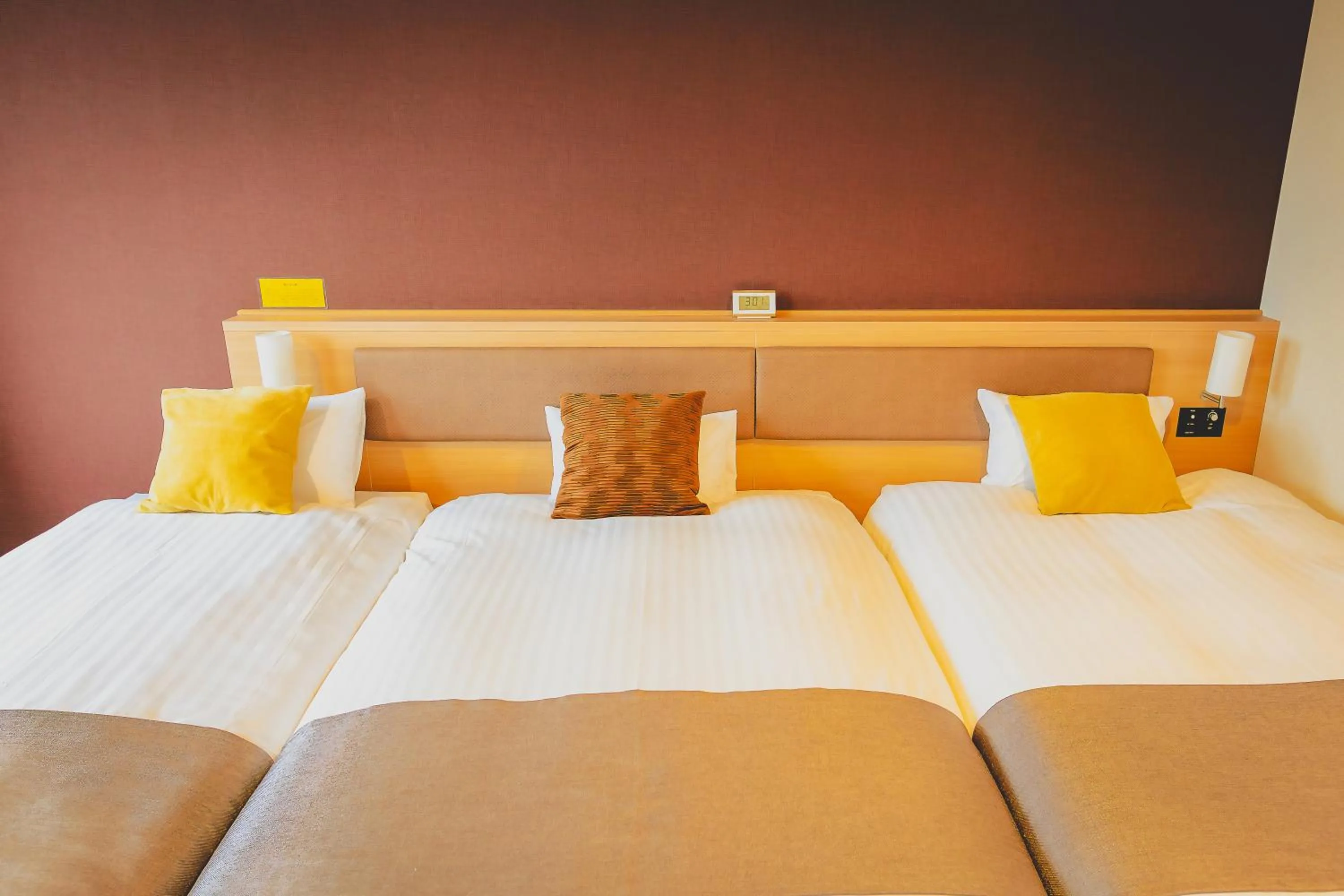 Bed in AIRAIKUHOTEL kagoshima