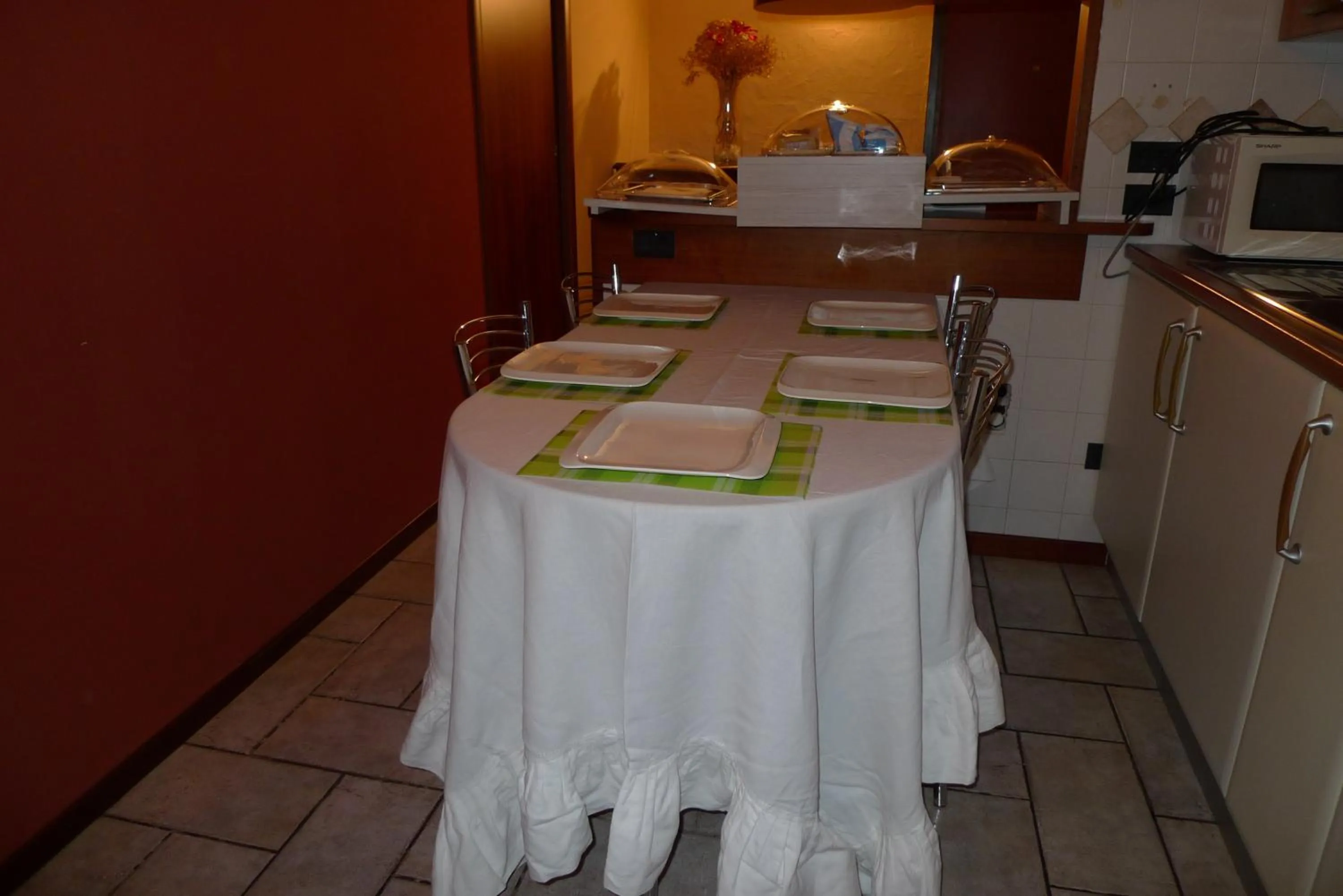 Dining area in B&B Ai Prati