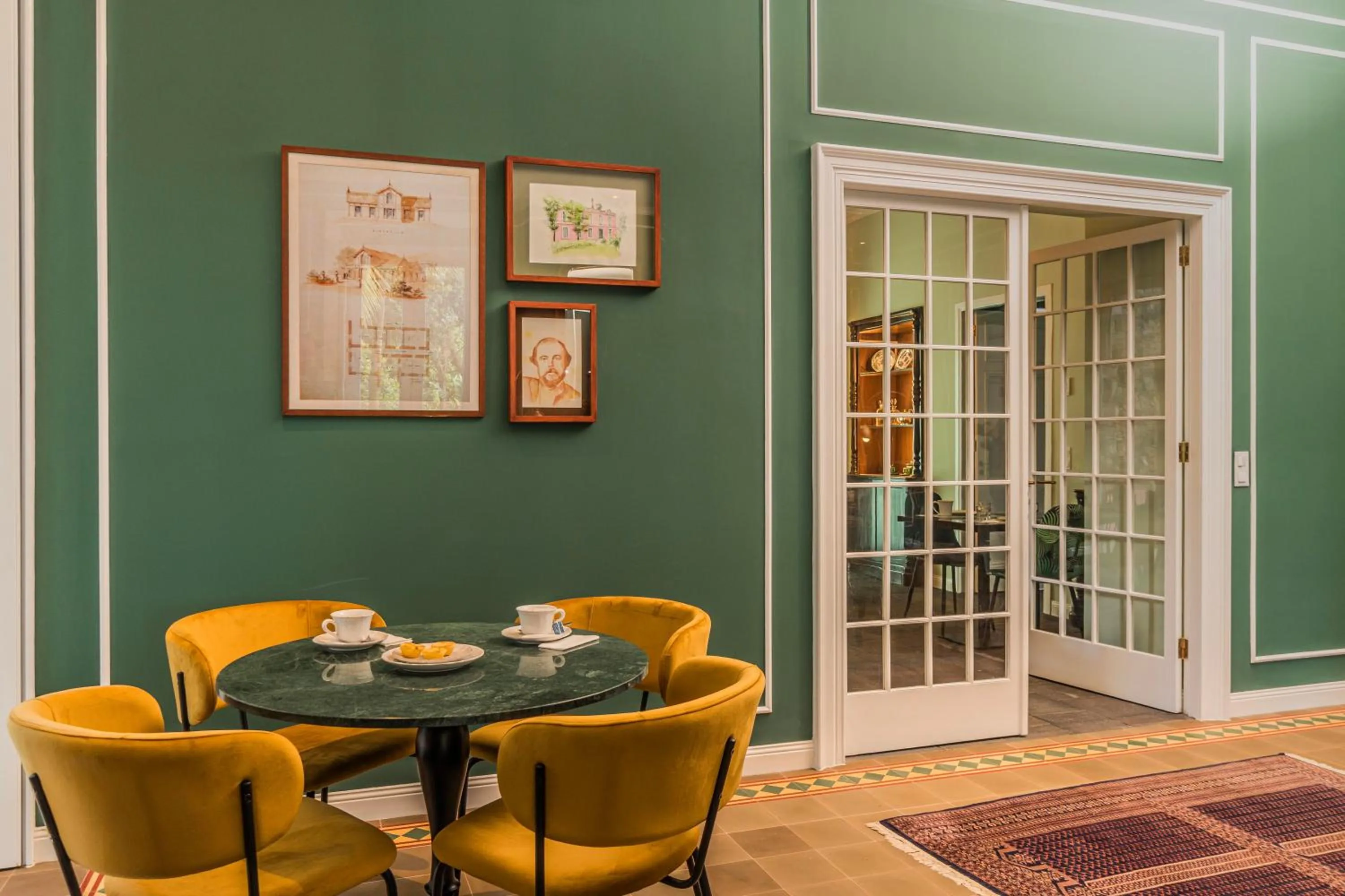 Living room in Solar dos Cantos Botanic House & Garden