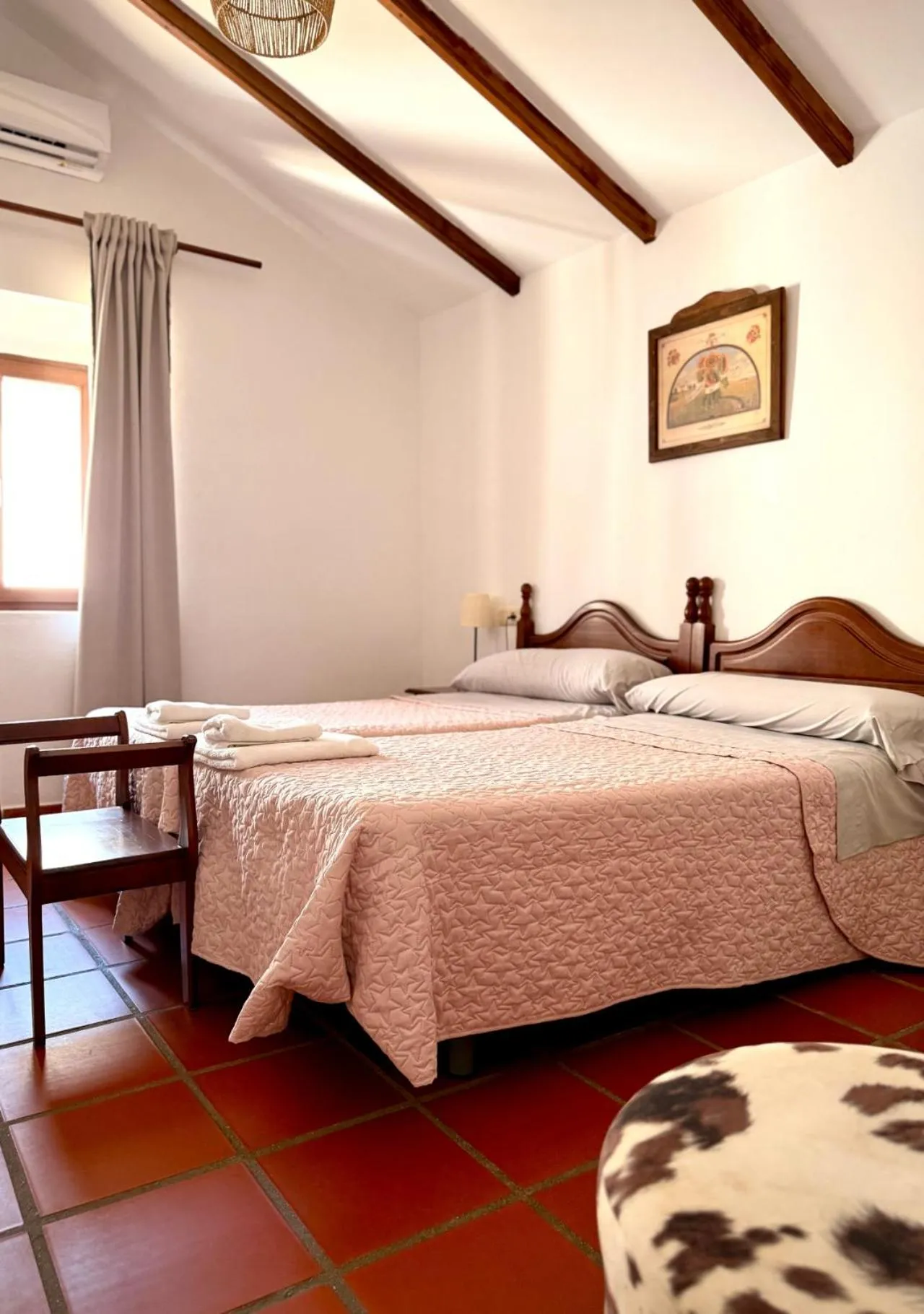 Bed in Hotel Rural Palacete de Mañara