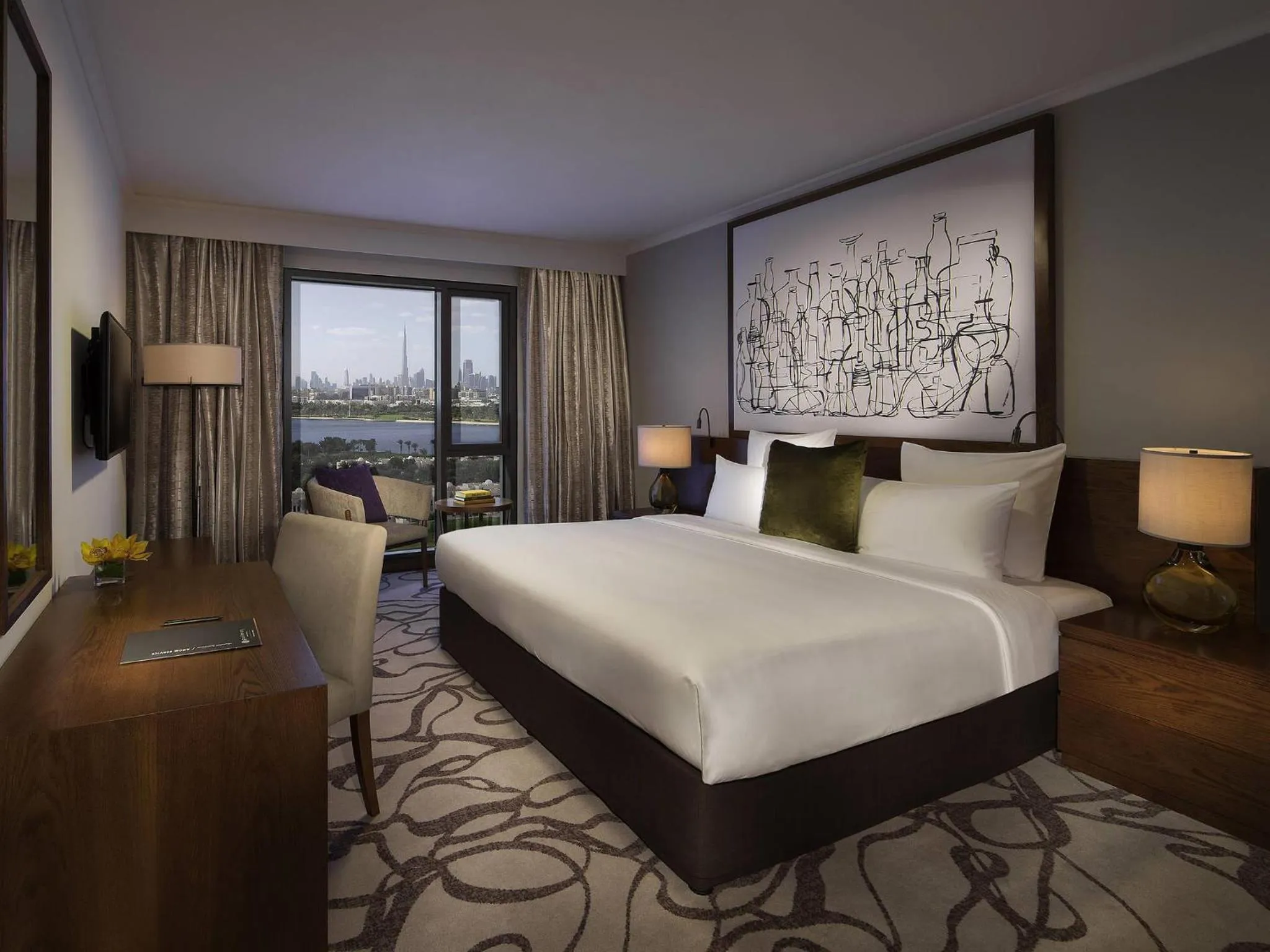 Bedroom, Bed in Pullman Dubai Creek City Centre Residences