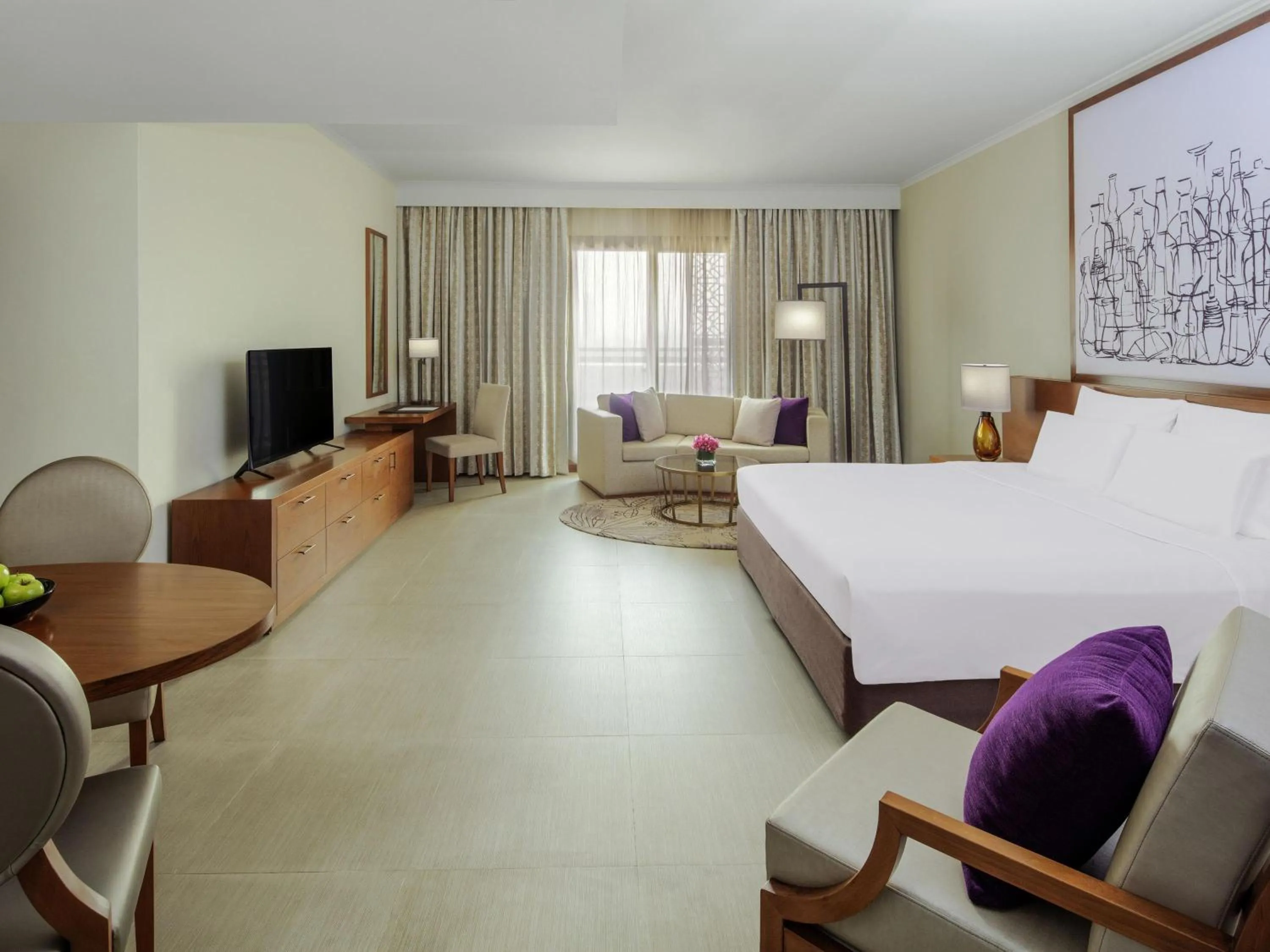 Bedroom, Bed in Pullman Dubai Creek City Centre Residences