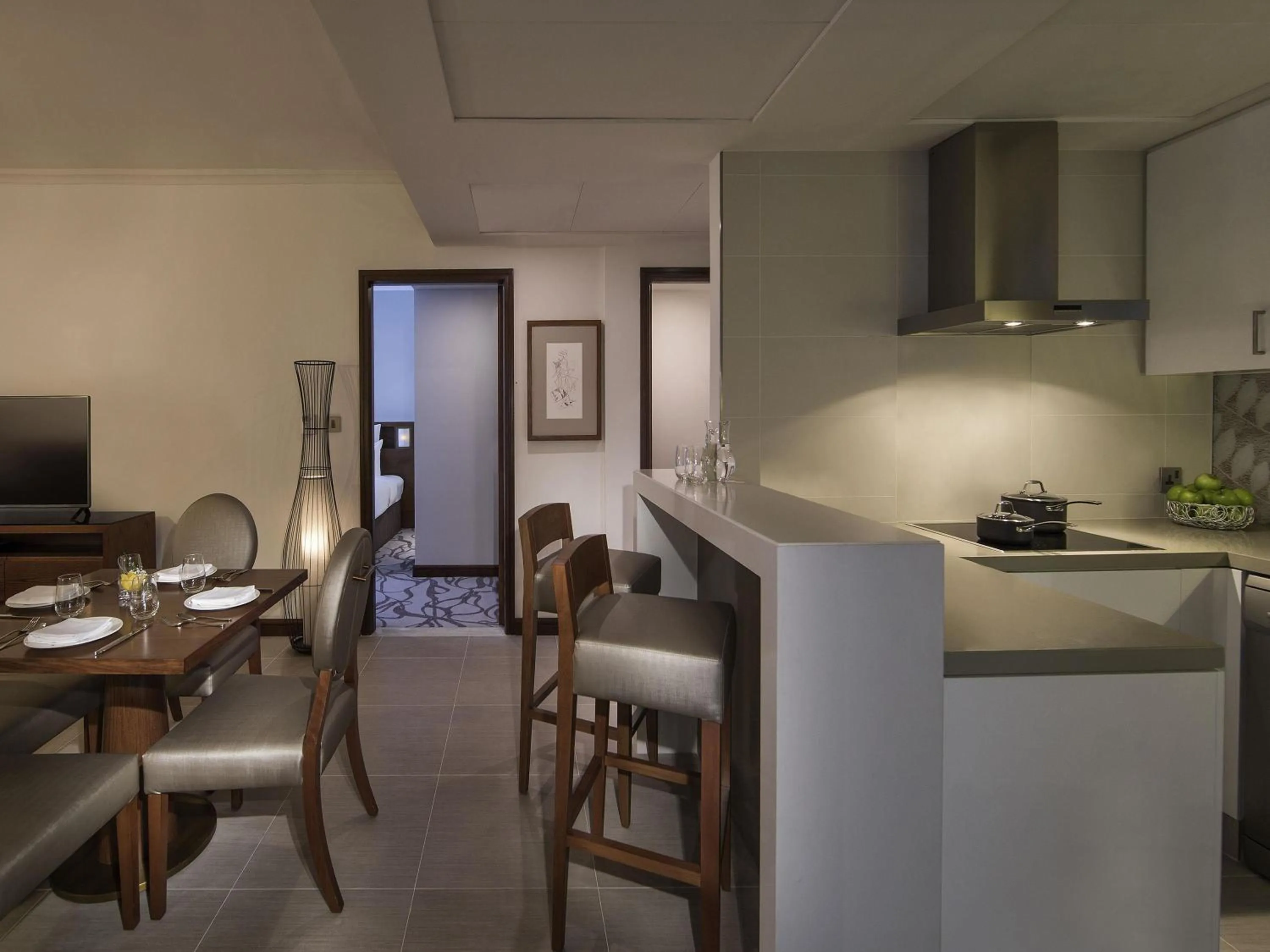 Bedroom in Pullman Dubai Creek City Centre Residences