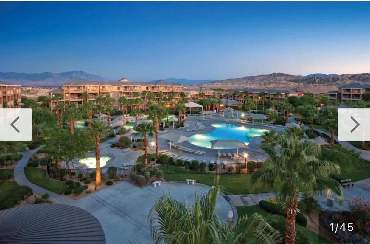 Pool view in WorldMark Indio