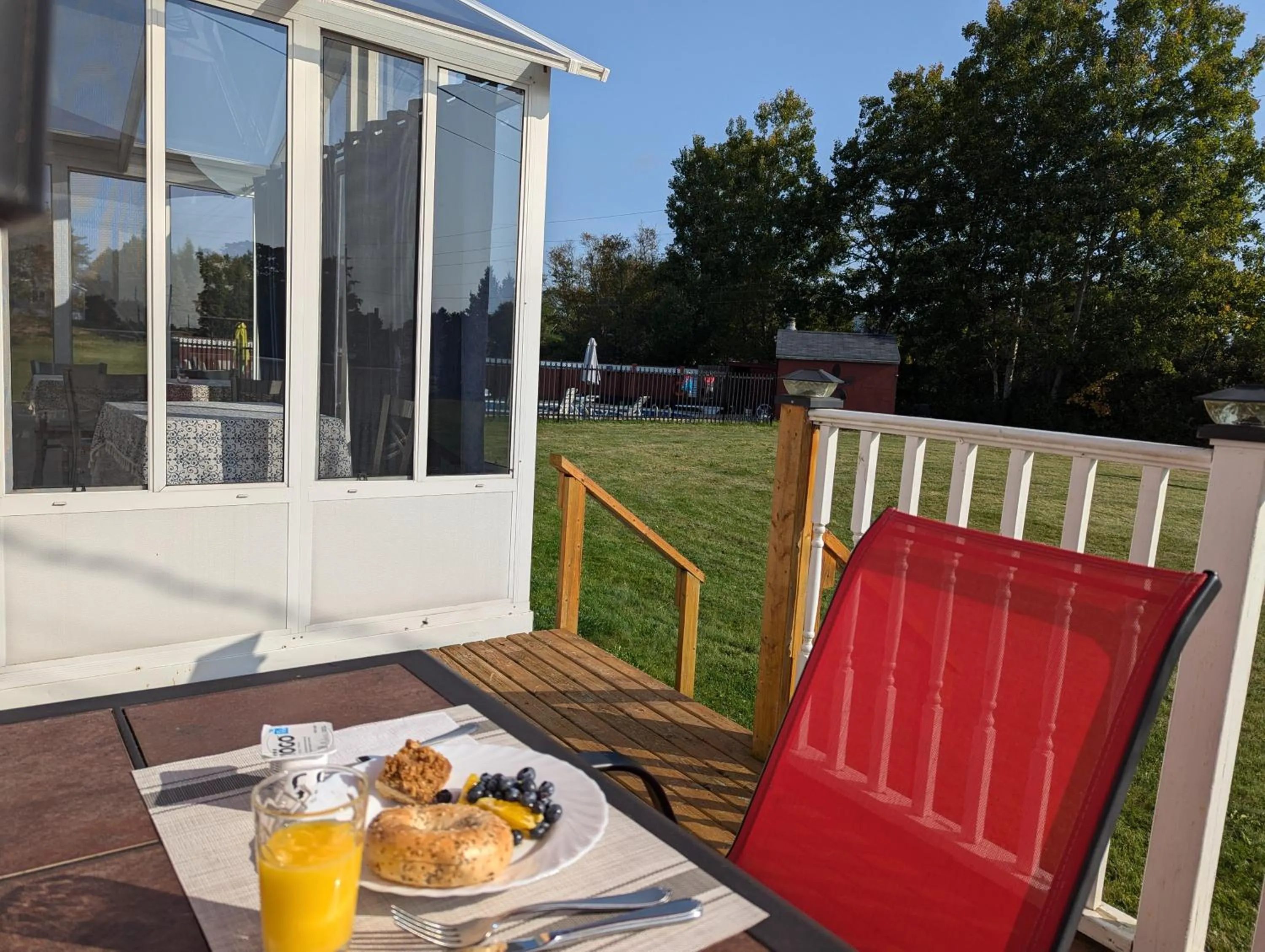 Patio in The Parrsboro Mansion Inn