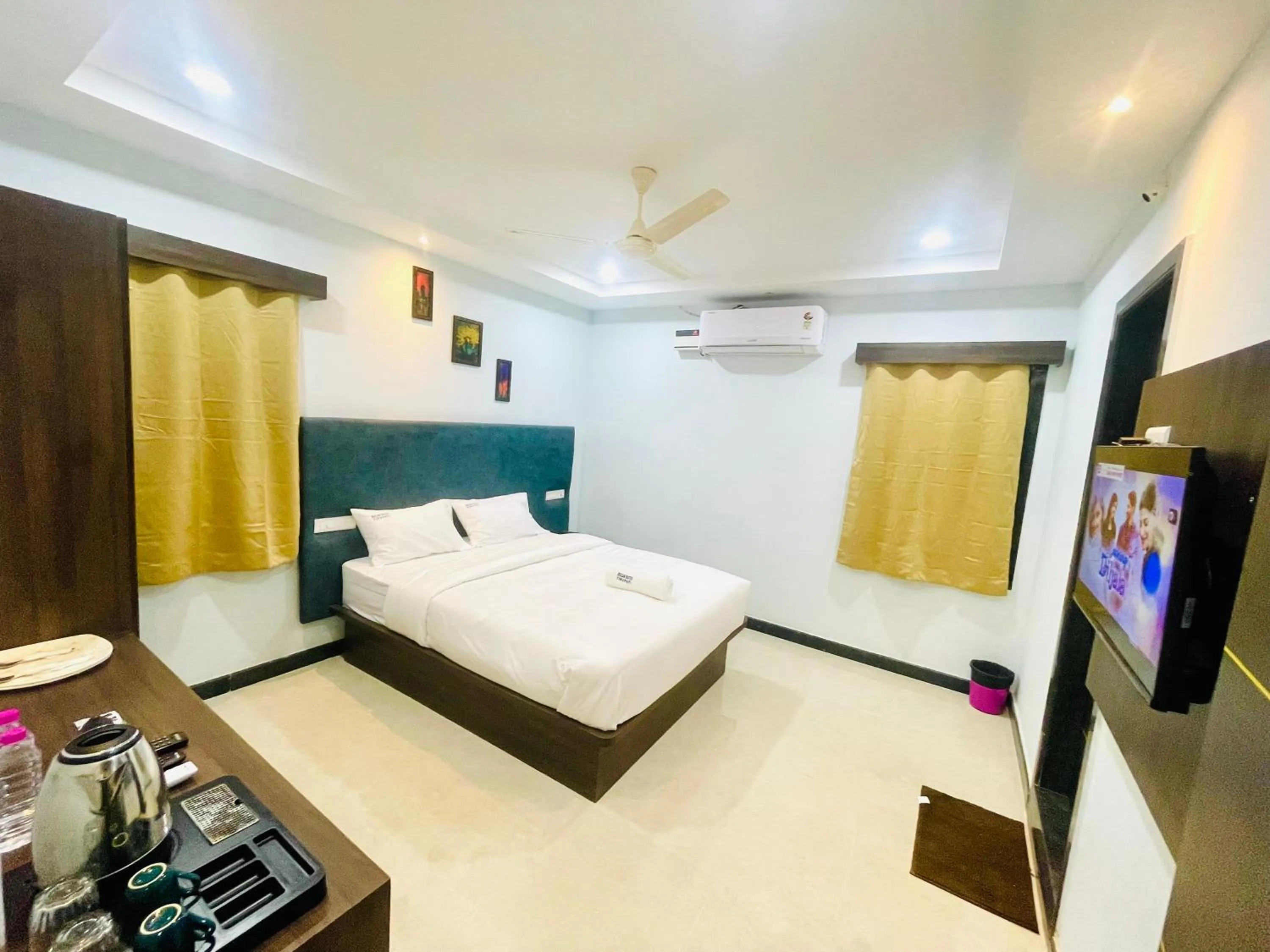 Bed in Deccan Suites, Tirupati