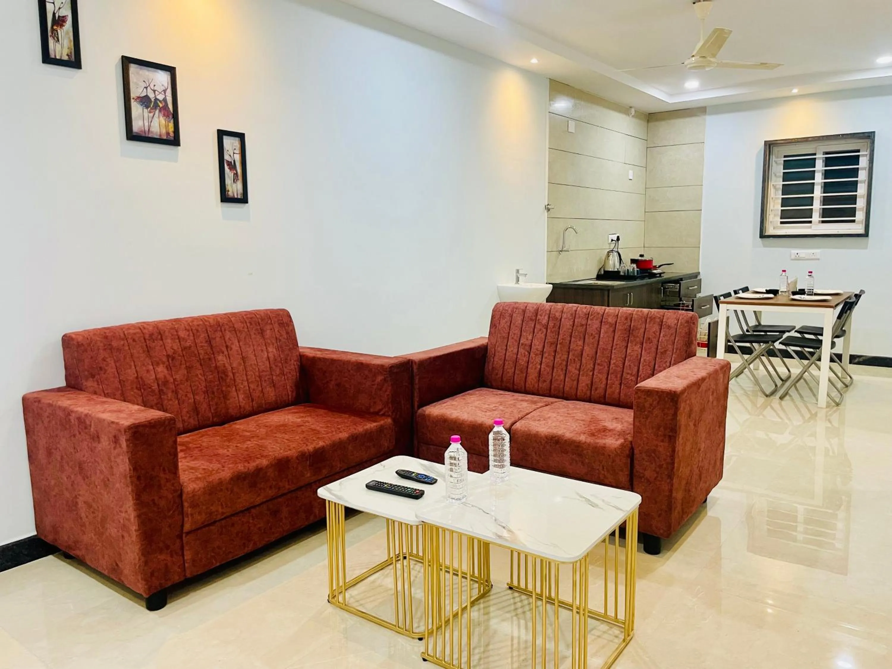 Living room in Deccan Suites, Tirupati