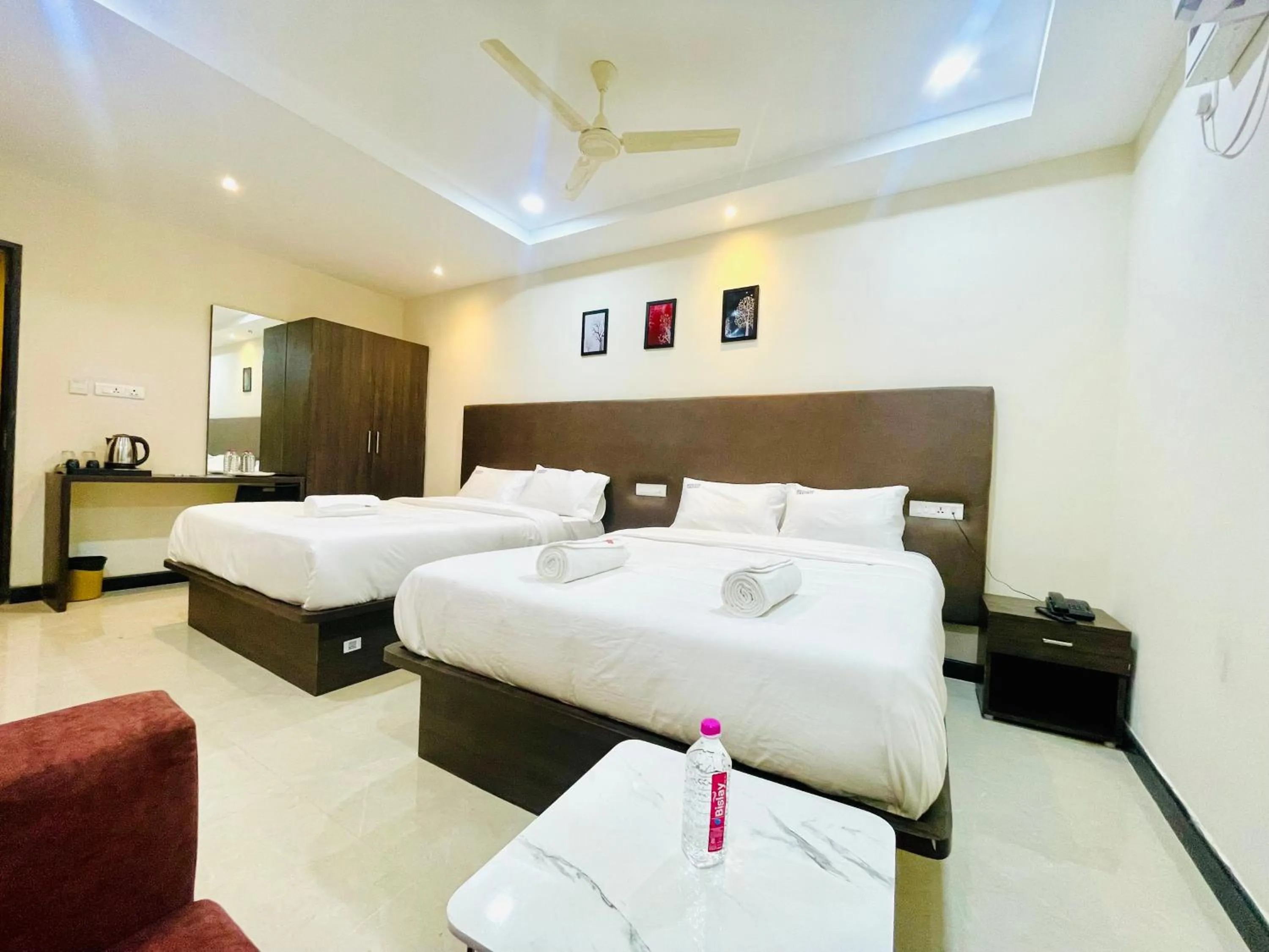 Bed in Deccan Suites, Tirupati