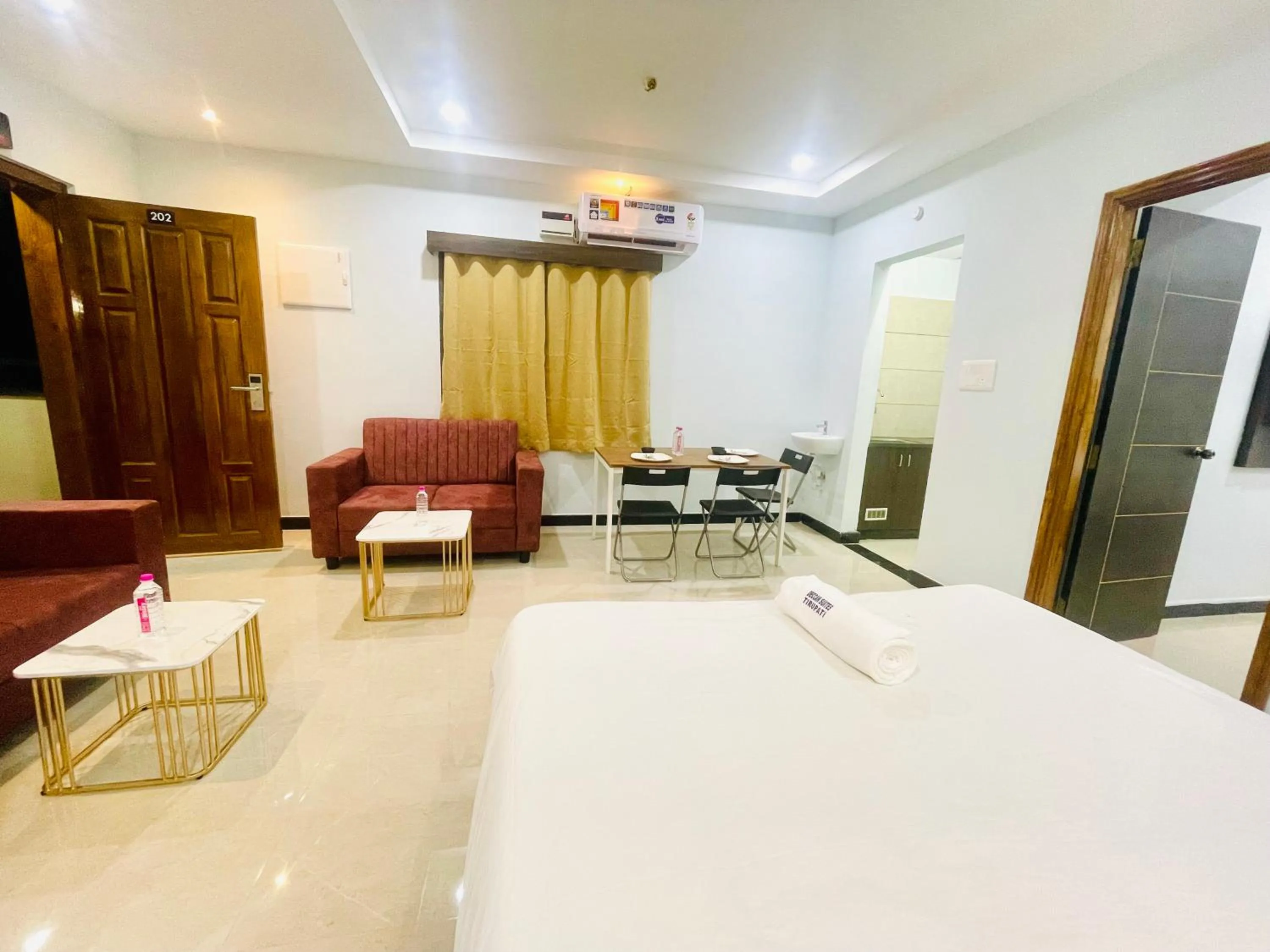 Bed in Deccan Suites, Tirupati