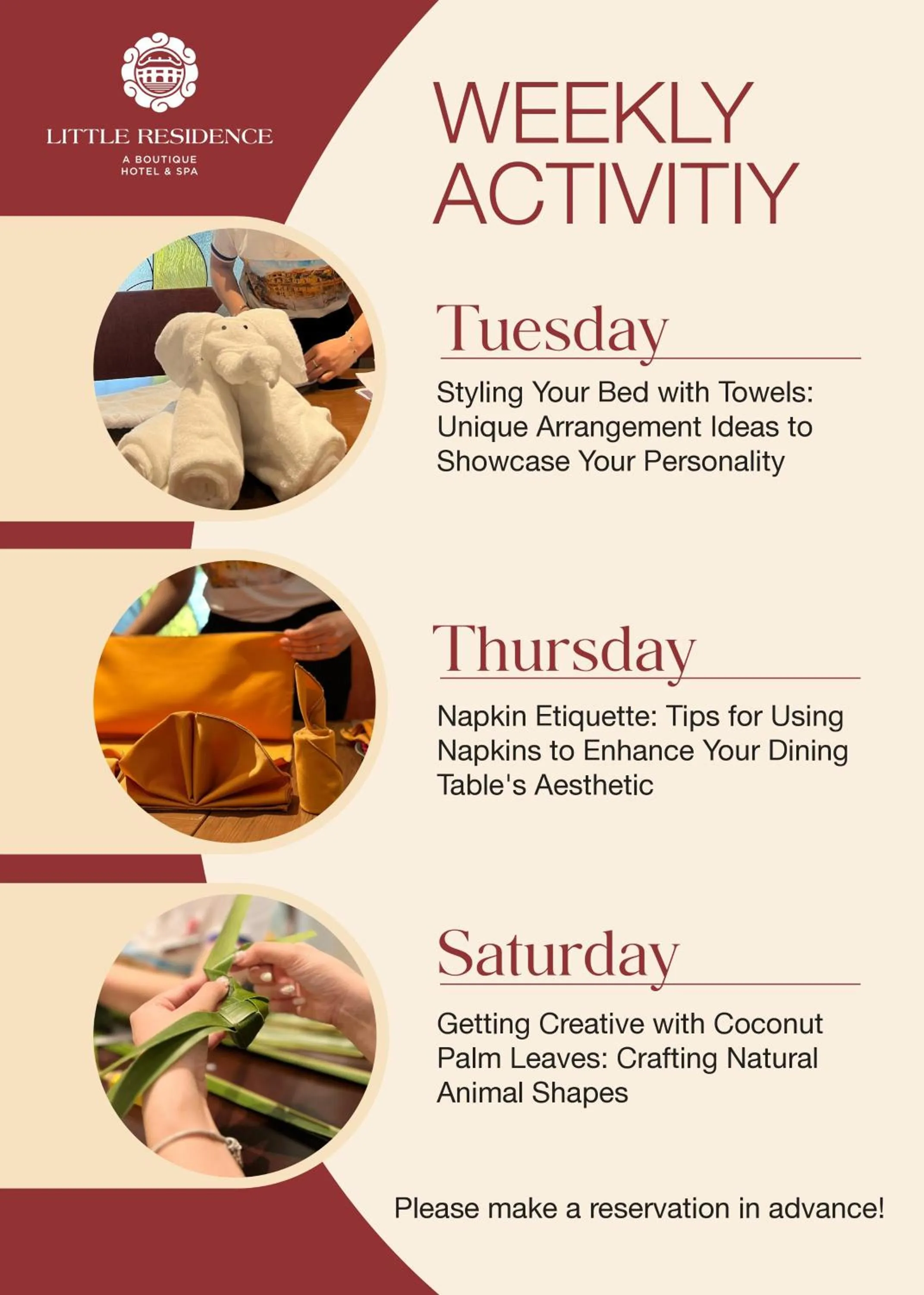 Activities in Little Residence - A Boutique Hotel & Spa