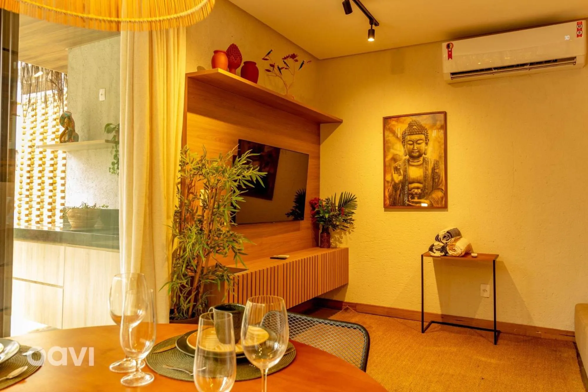 Living room in Villa Sapê em São Miguel dos Milagres