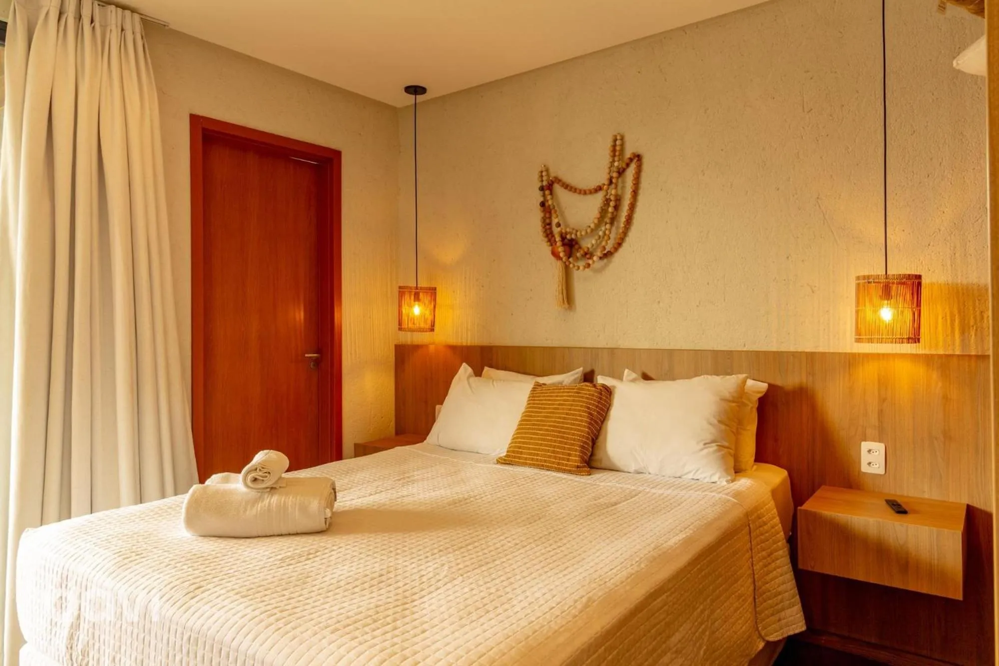 Bedroom, Bed in Villa Sapê em São Miguel dos Milagres