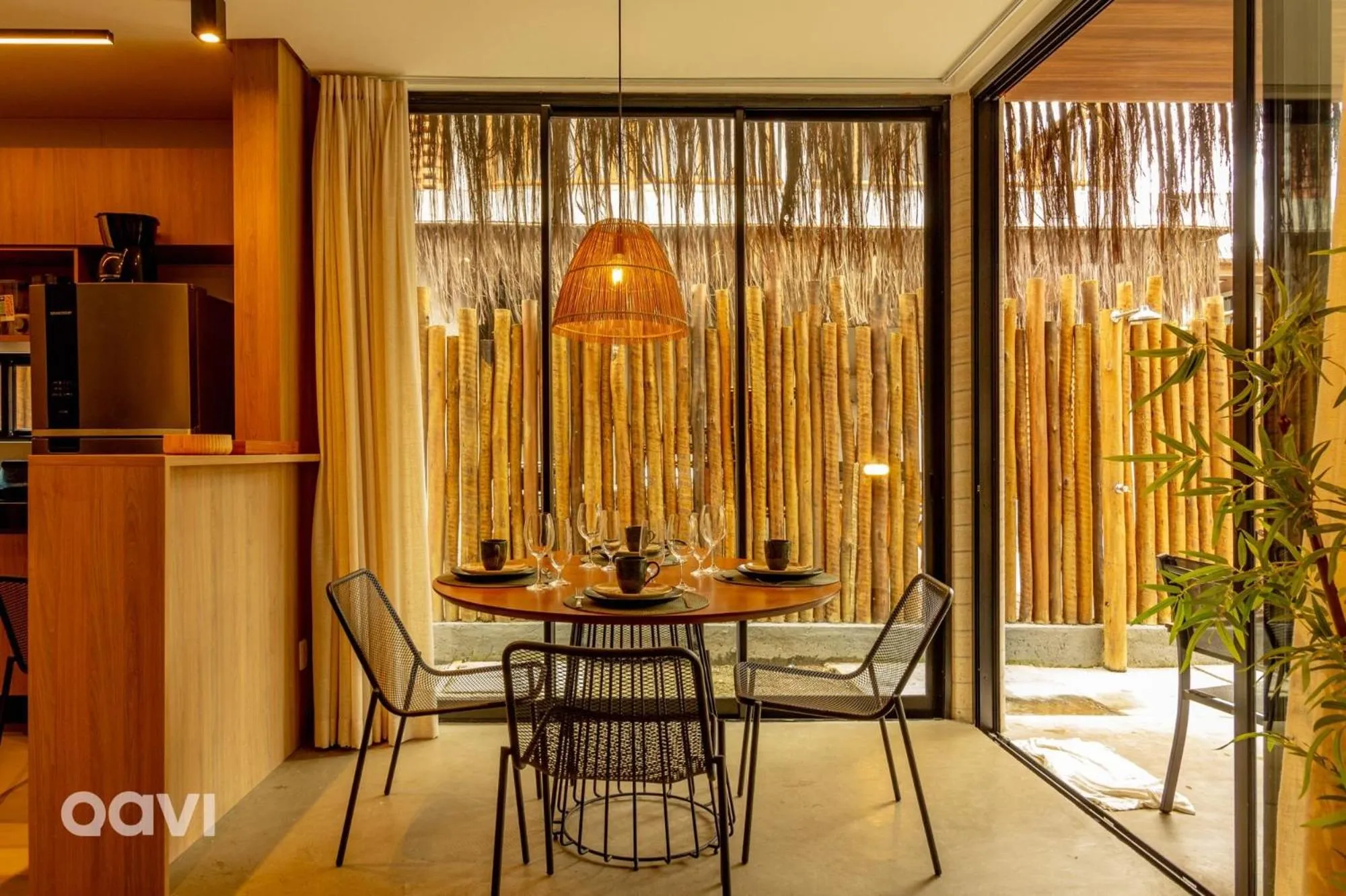 Dining area in Villa Sapê em São Miguel dos Milagres