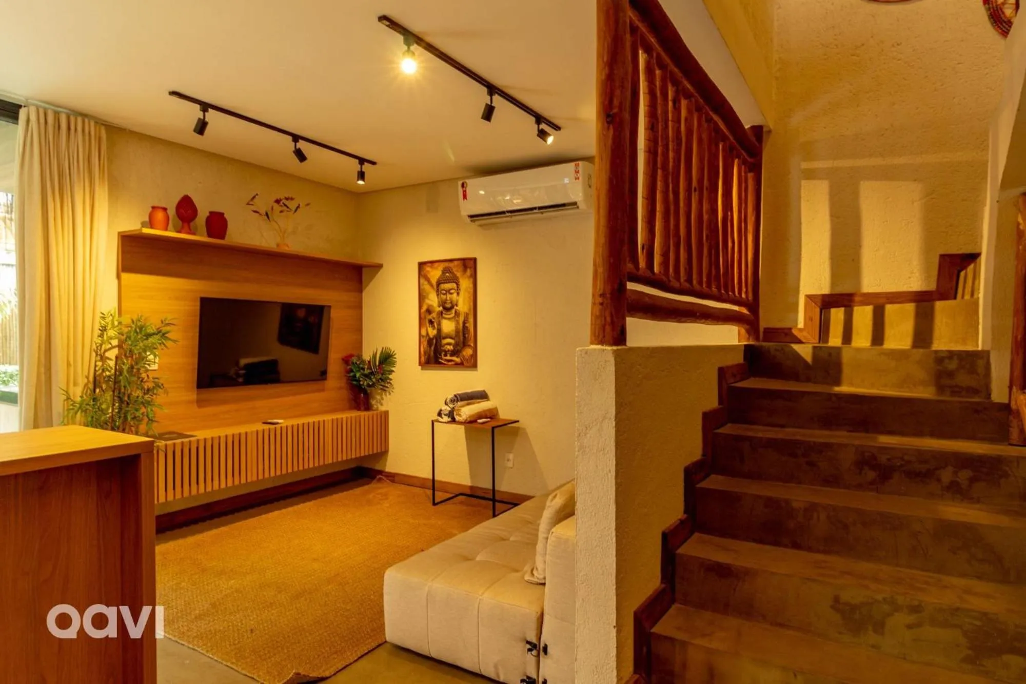 Communal lounge/ TV room in Villa Sapê em São Miguel dos Milagres