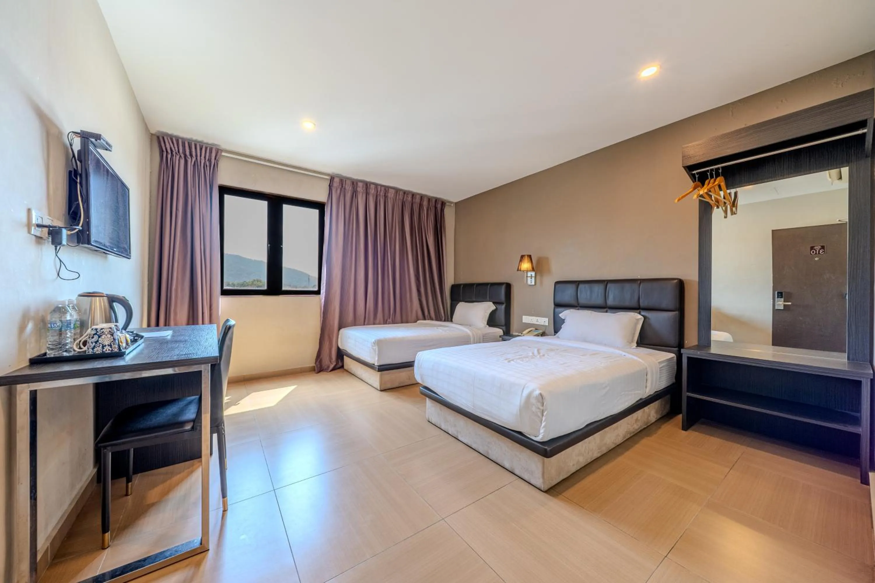 Bed in GL Hotel Kluang