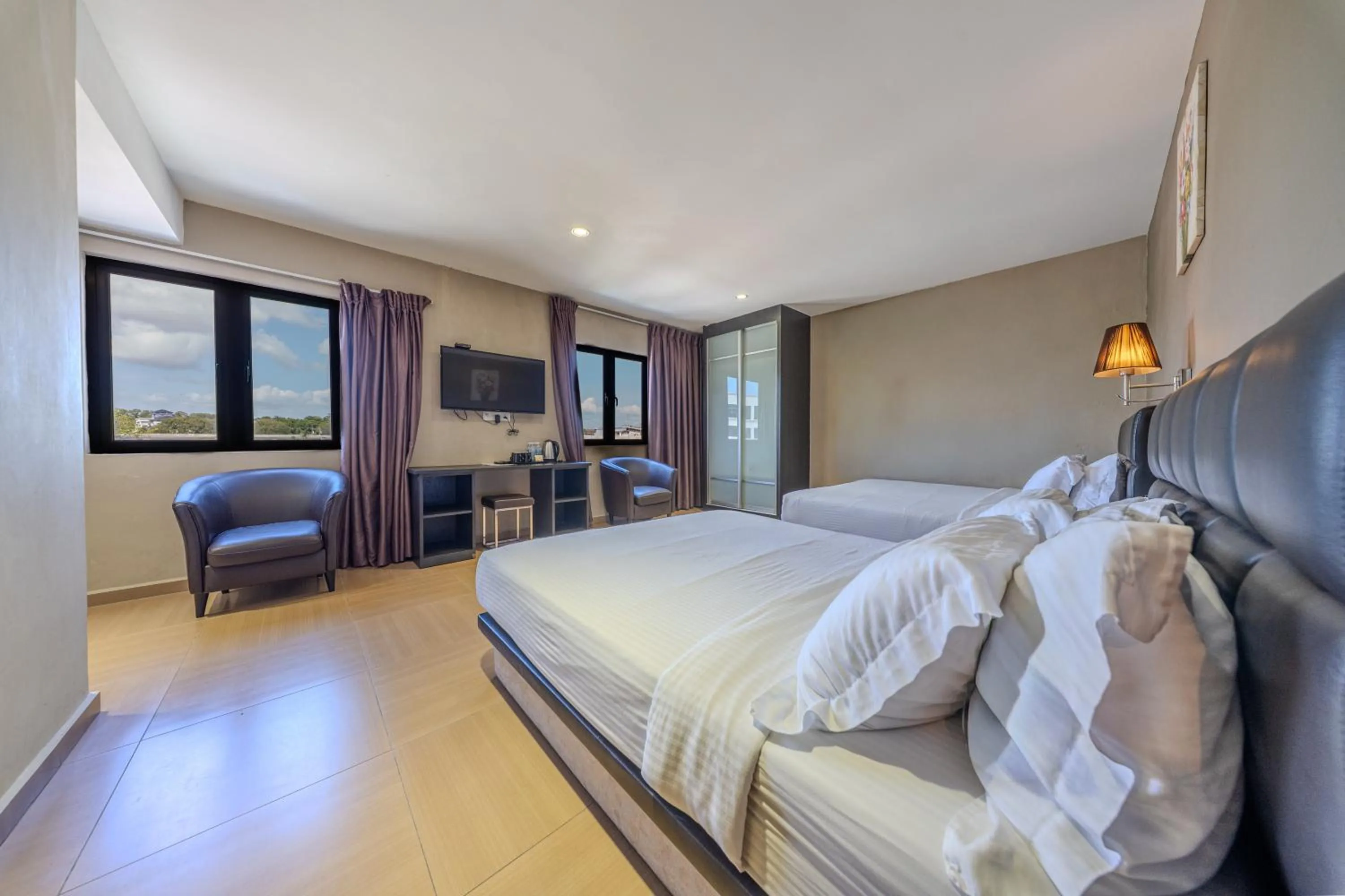 Bed in GL Hotel Kluang