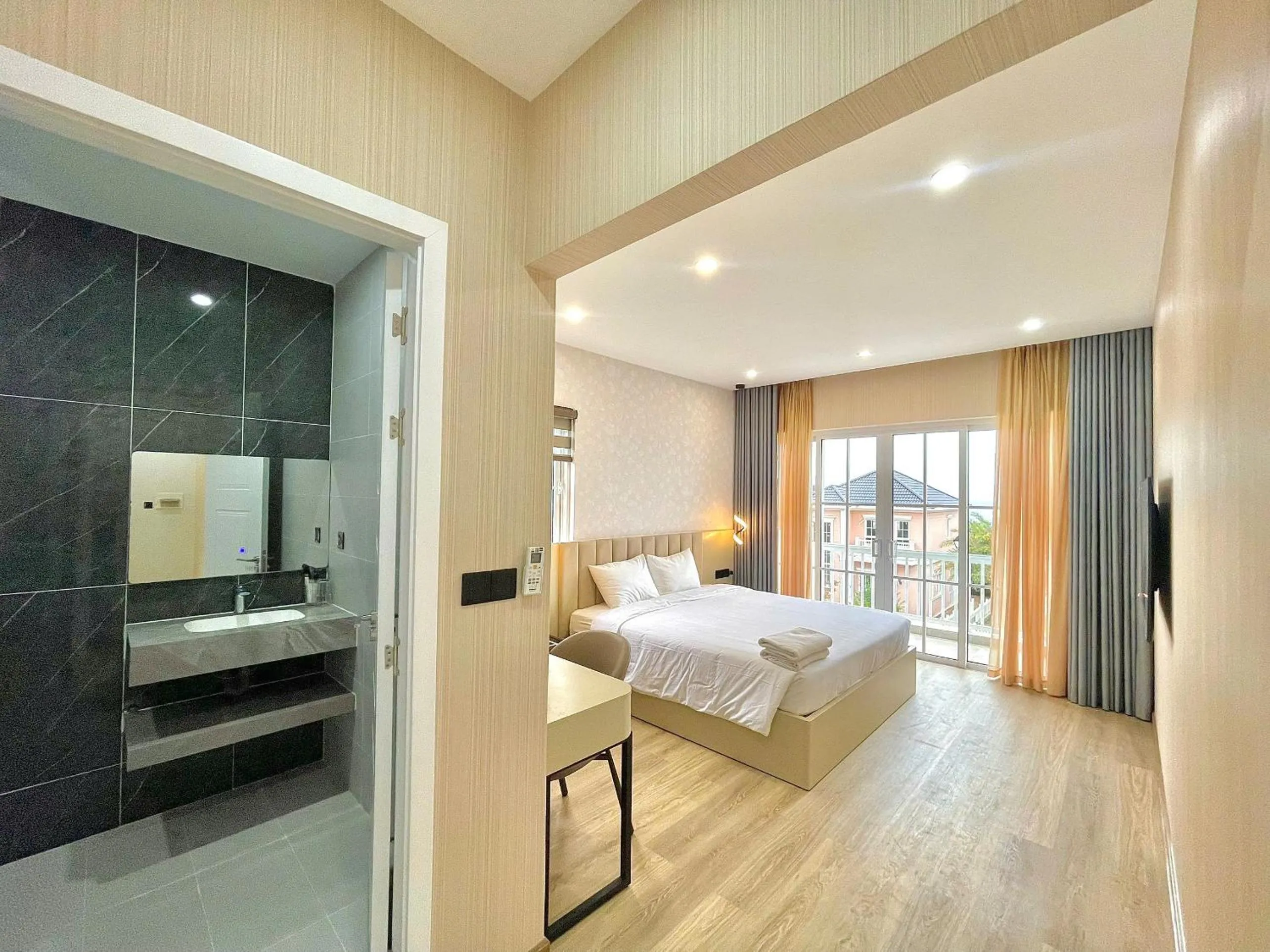 Bed in Villa Nova World Phan Thiết