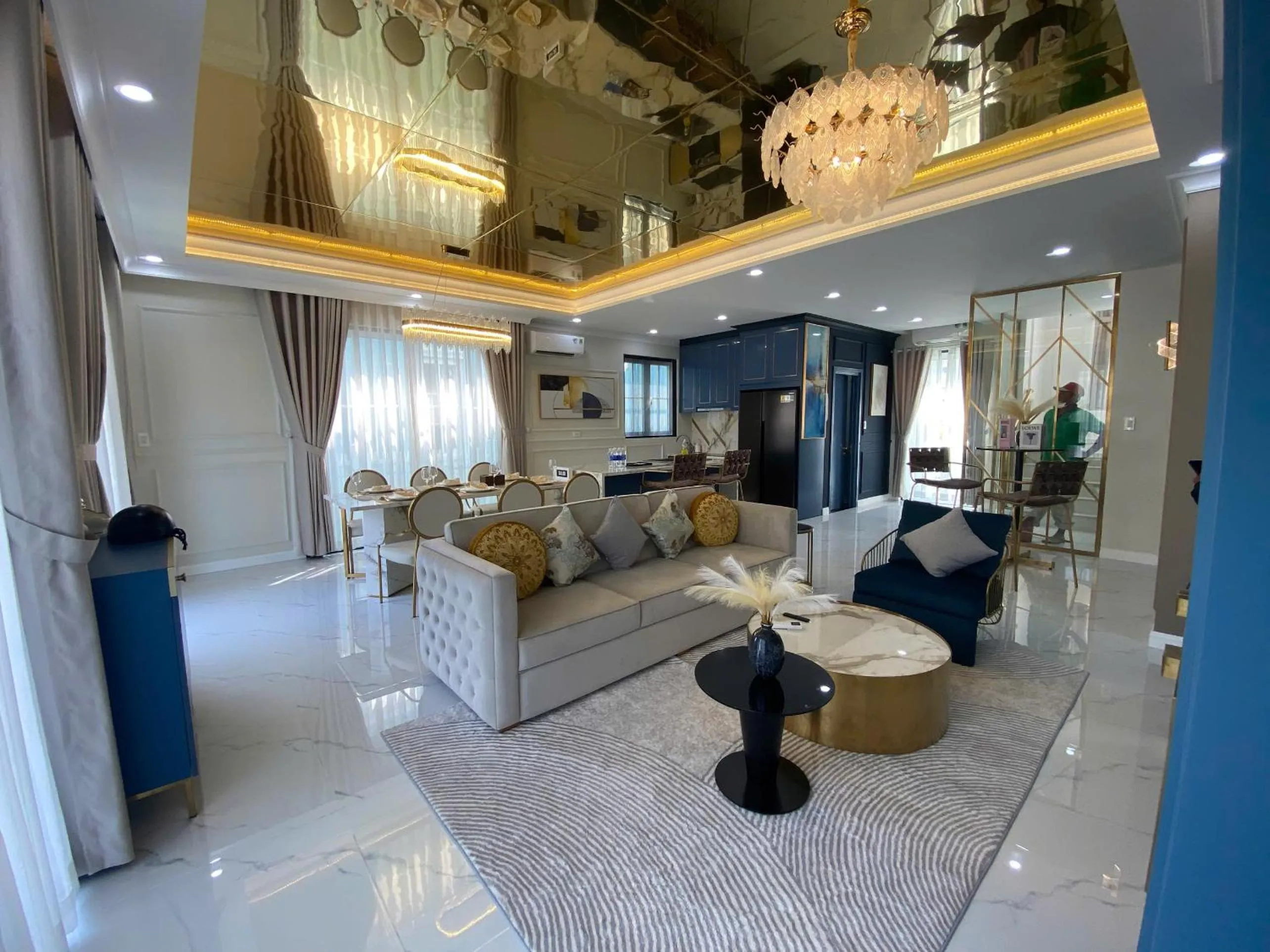 Living room in Villa Nova World Phan Thiết