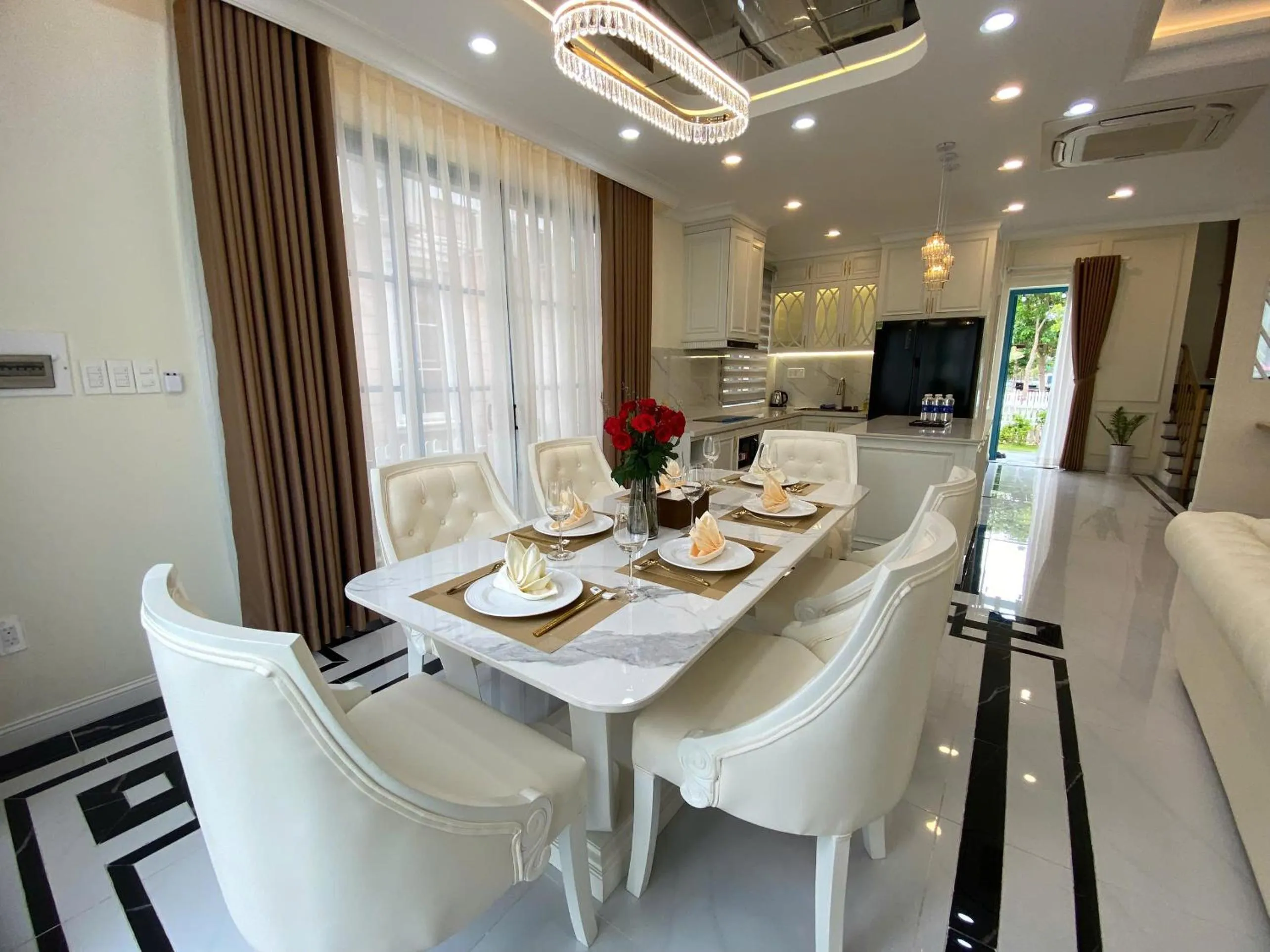 Living room in Villa Nova World Phan Thiết