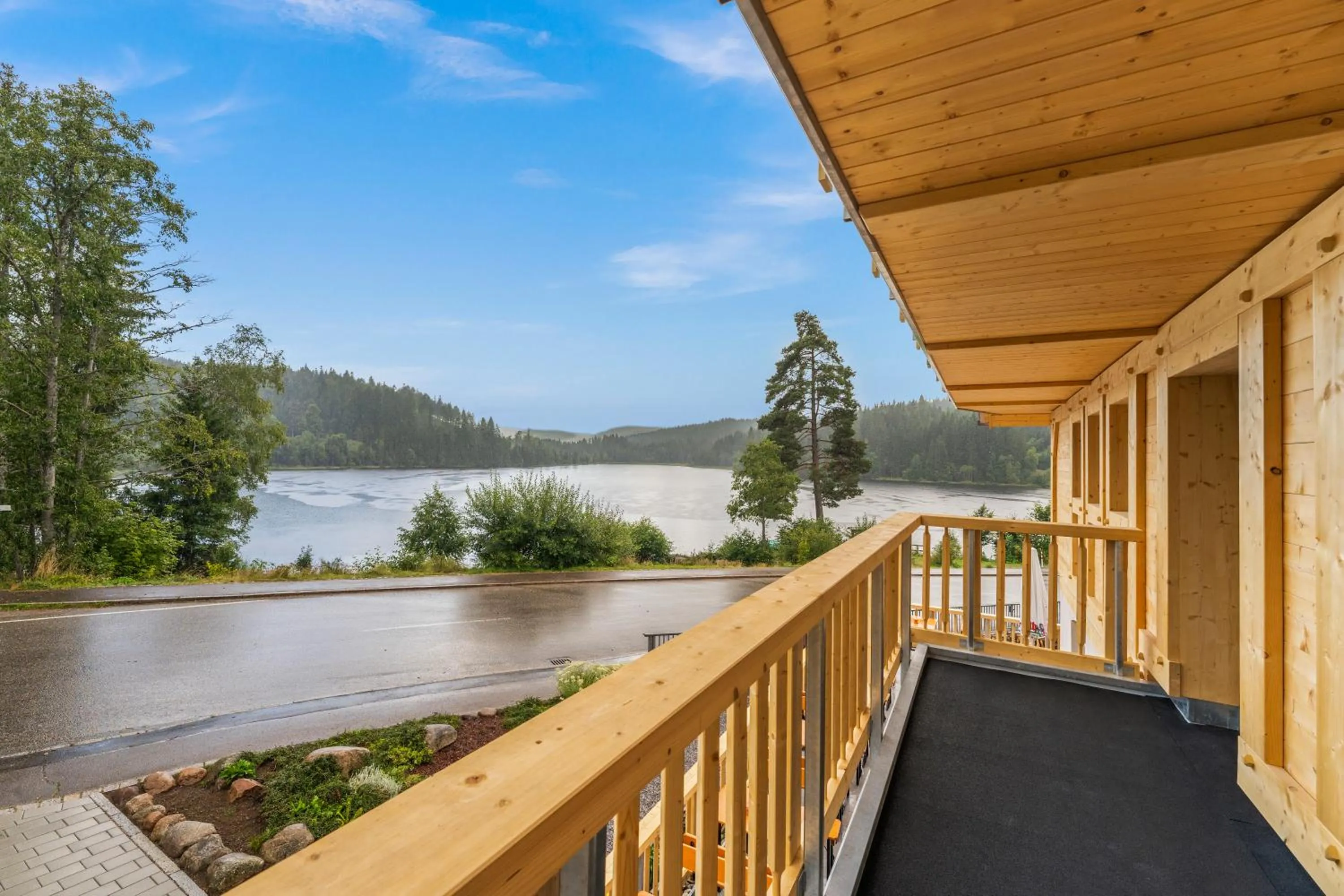 Balcony/Terrace in Köhlerei am See