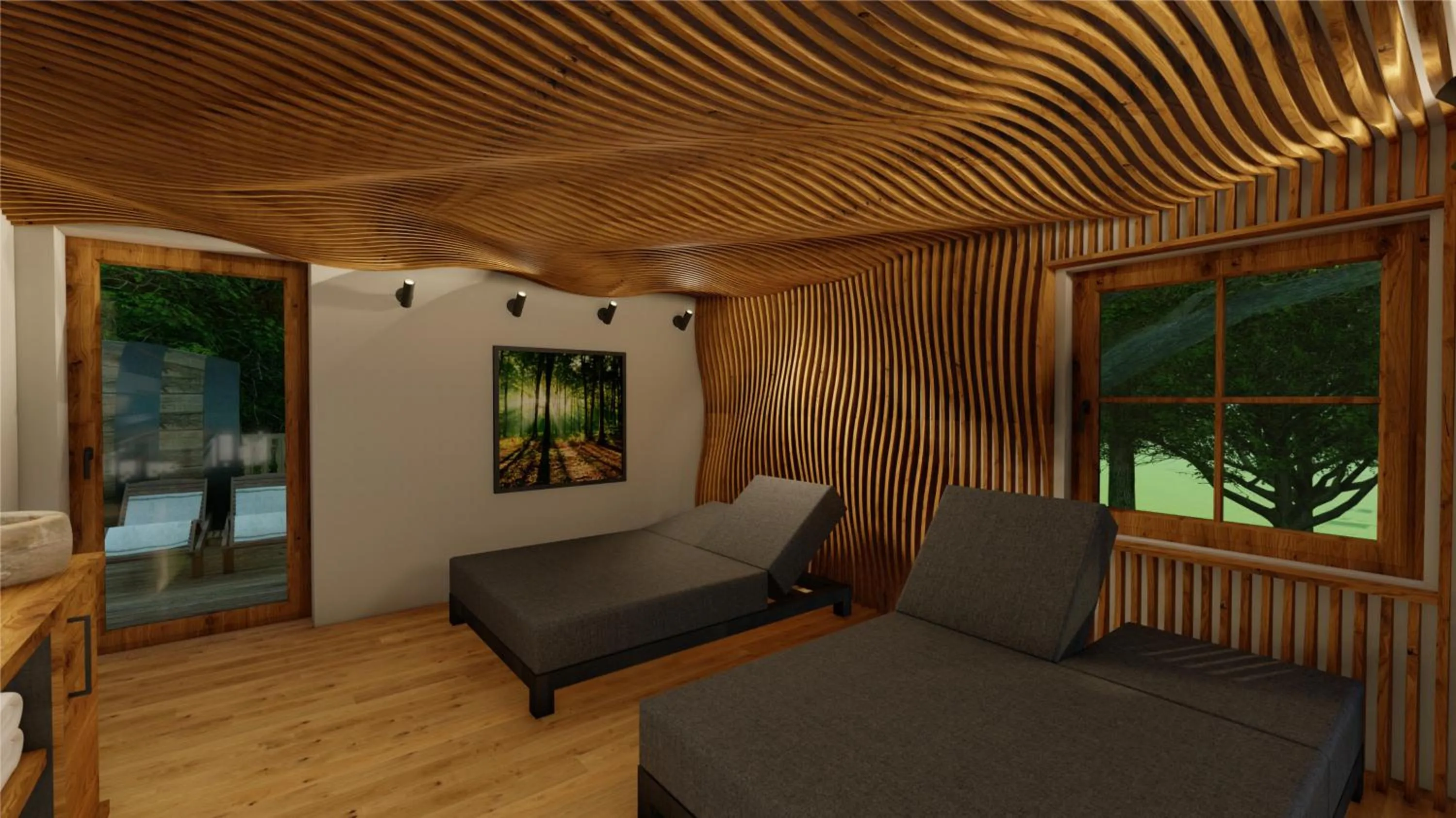 Sauna in Köhlerei am See