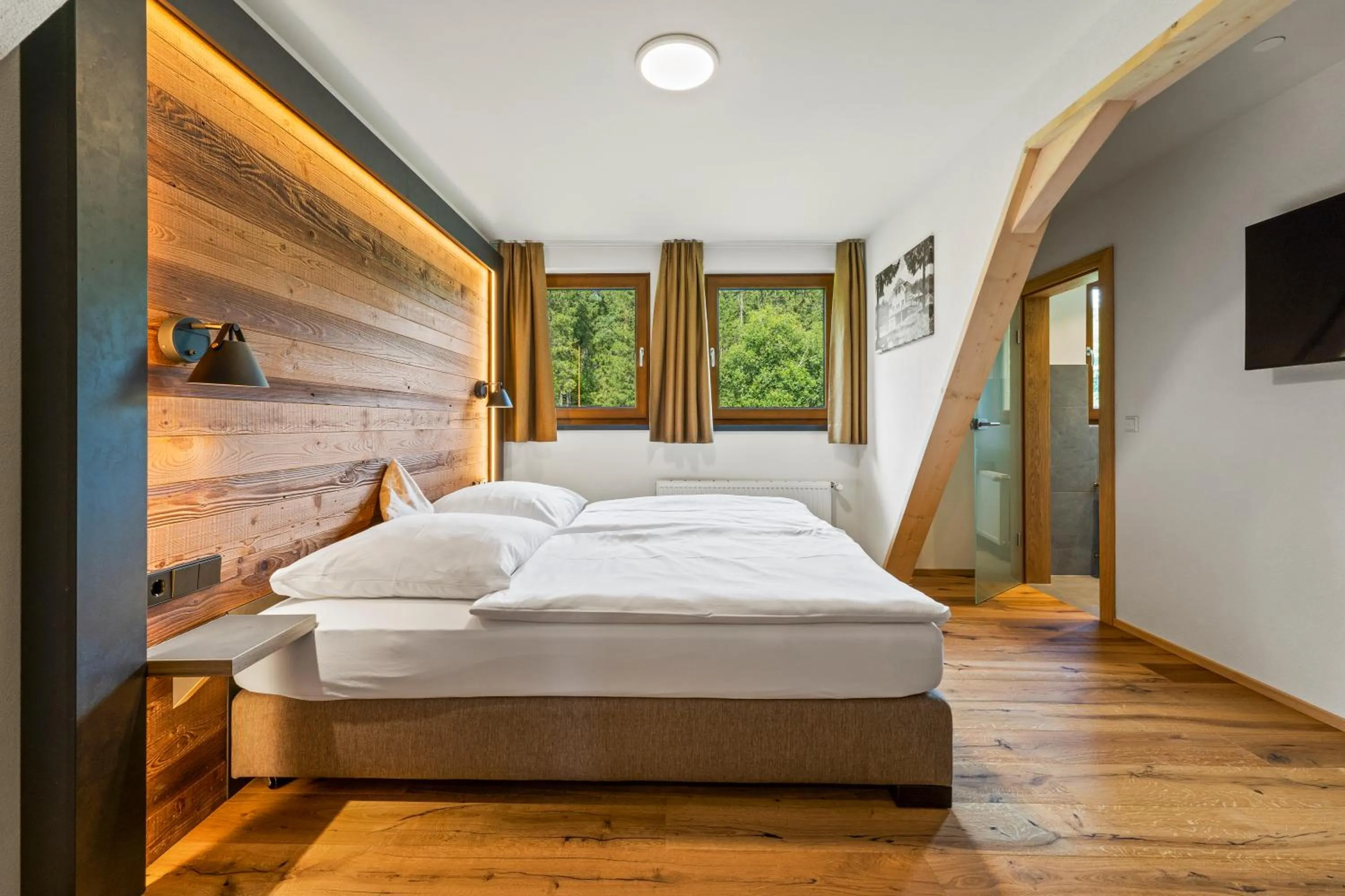 Bedroom, Bed in Köhlerei am See