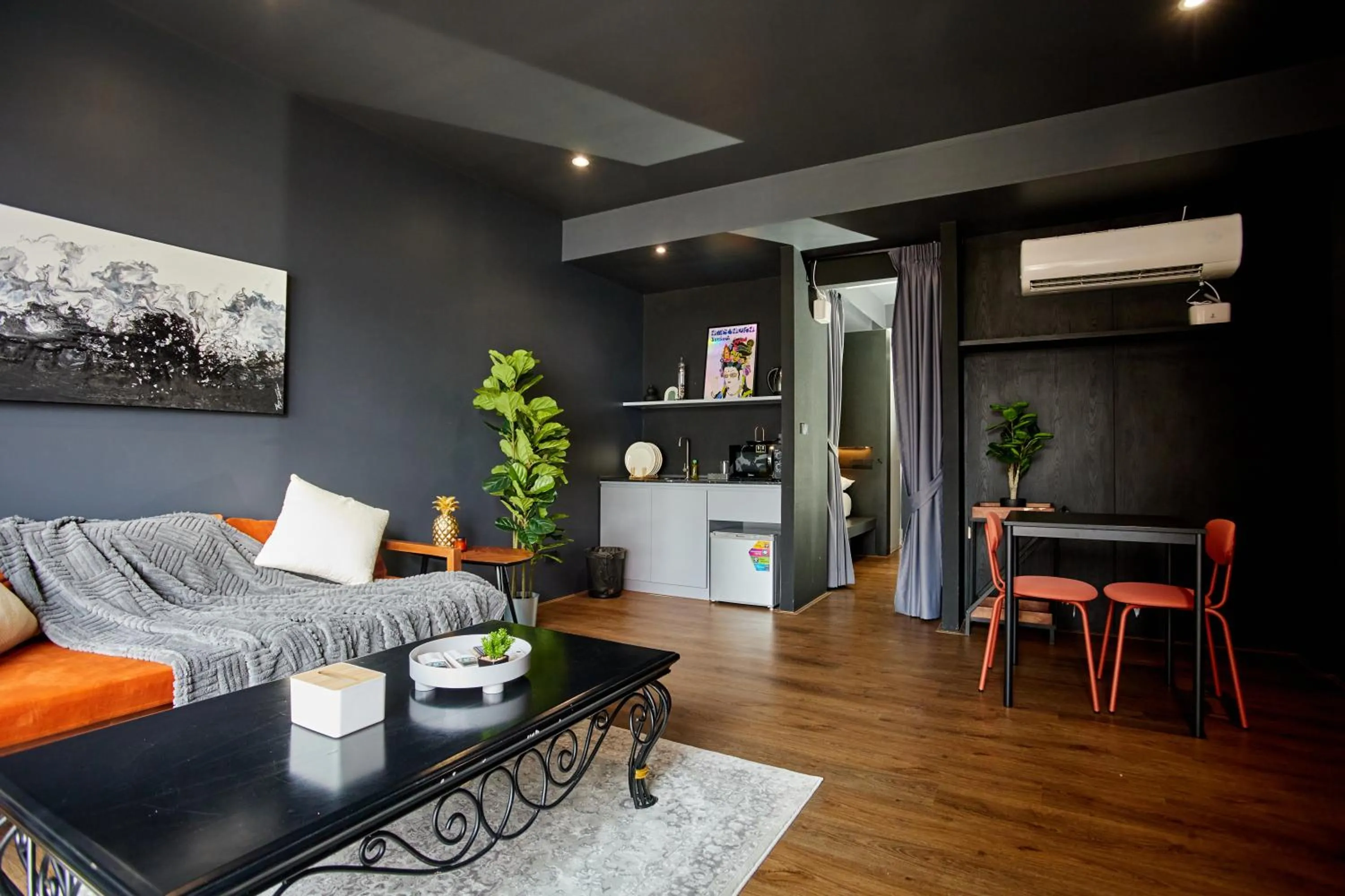 Living room in HABI Surawong-Silom