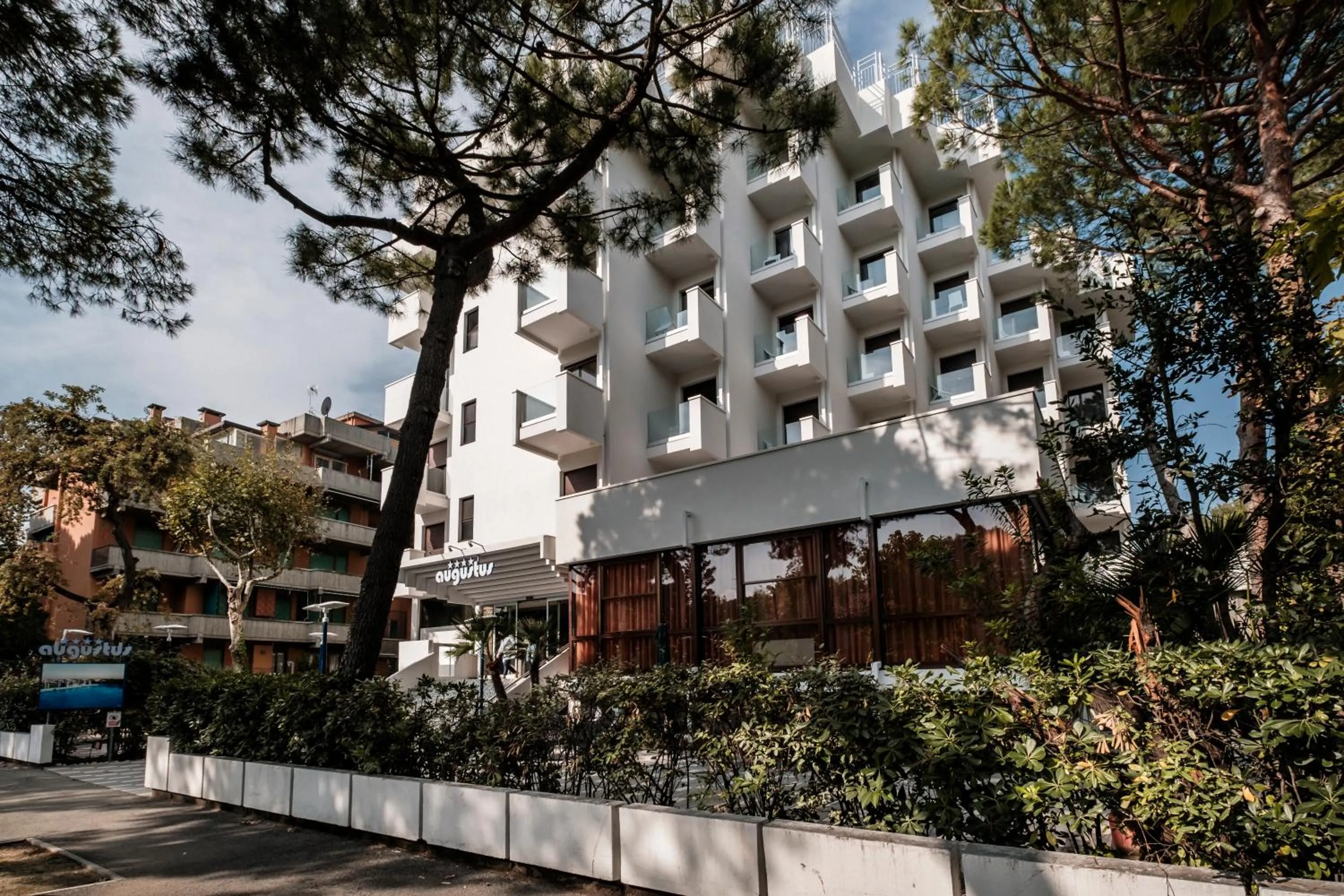 Property building in Augustus Hotel Riccione