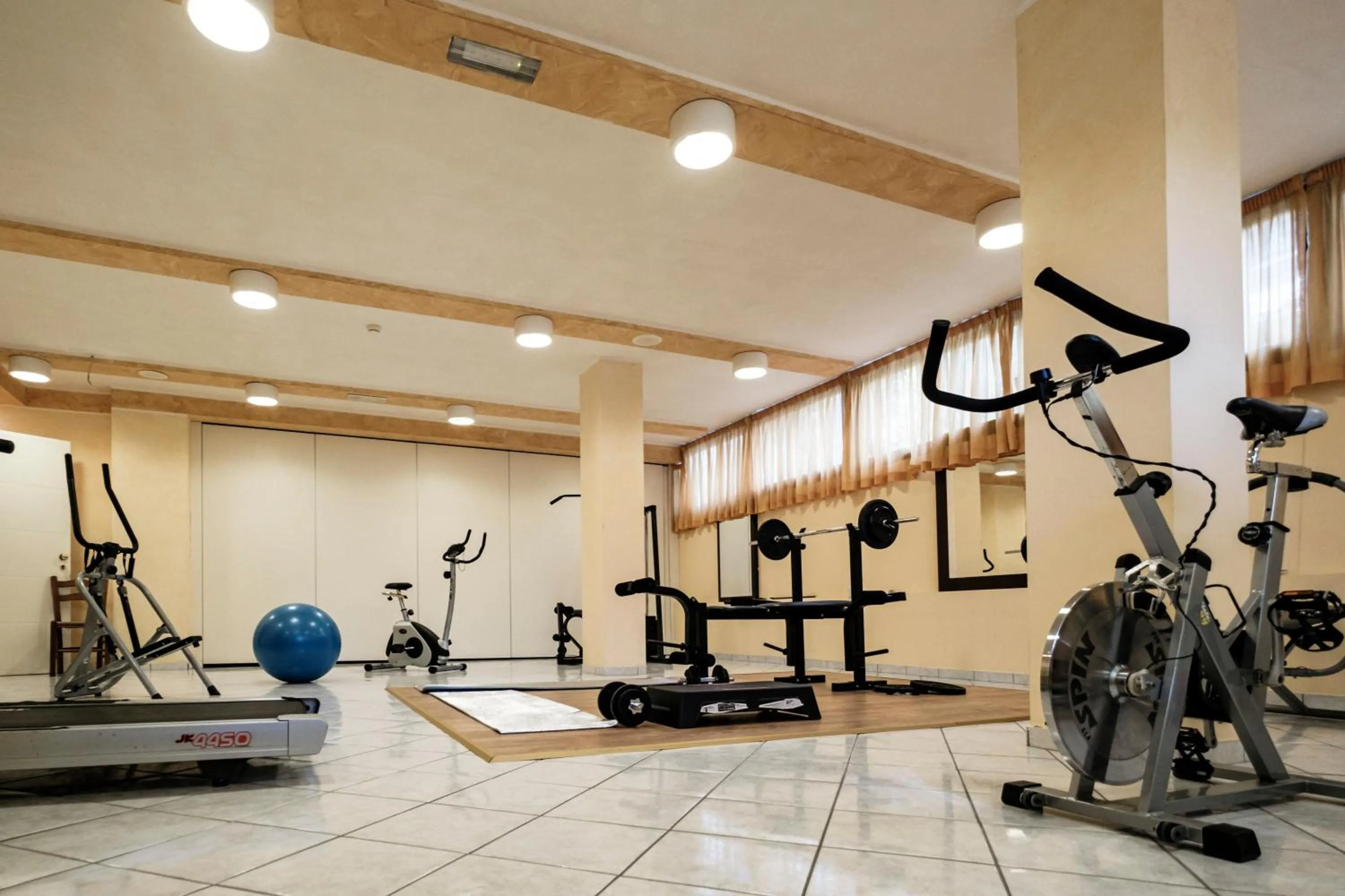 Fitness centre/facilities in Augustus Hotel Riccione