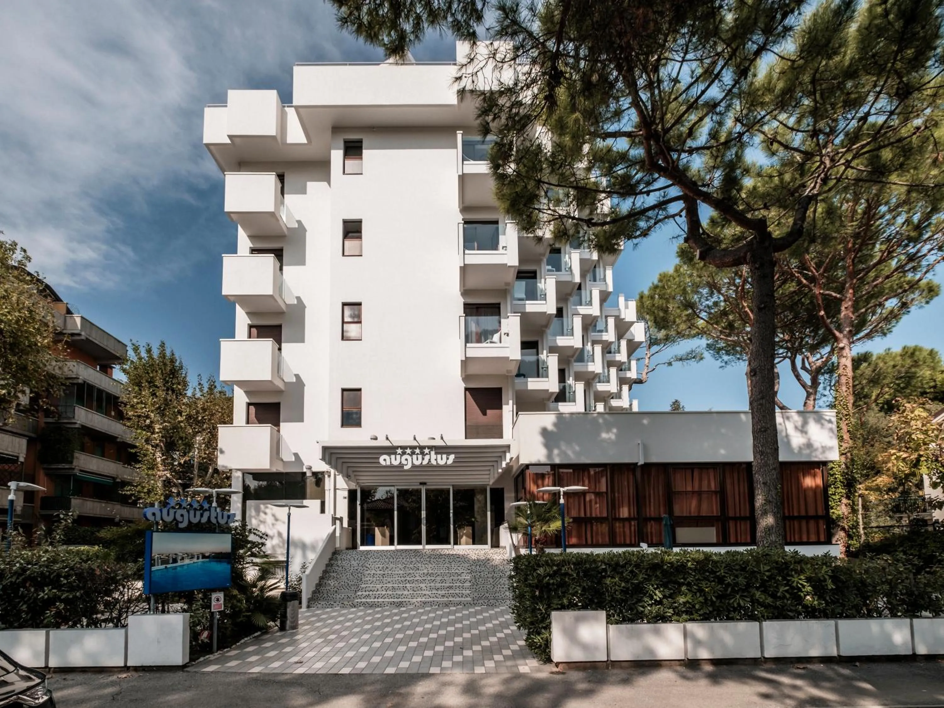 Street view in Augustus Hotel Riccione